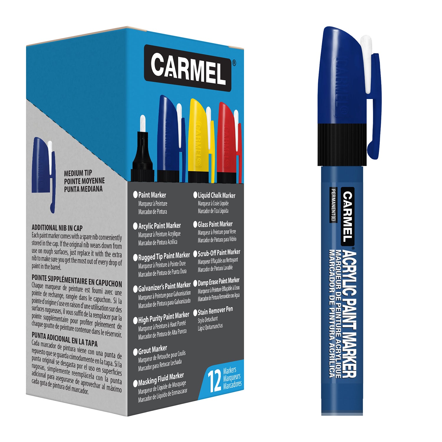 Marcador con Pintura Acrílica