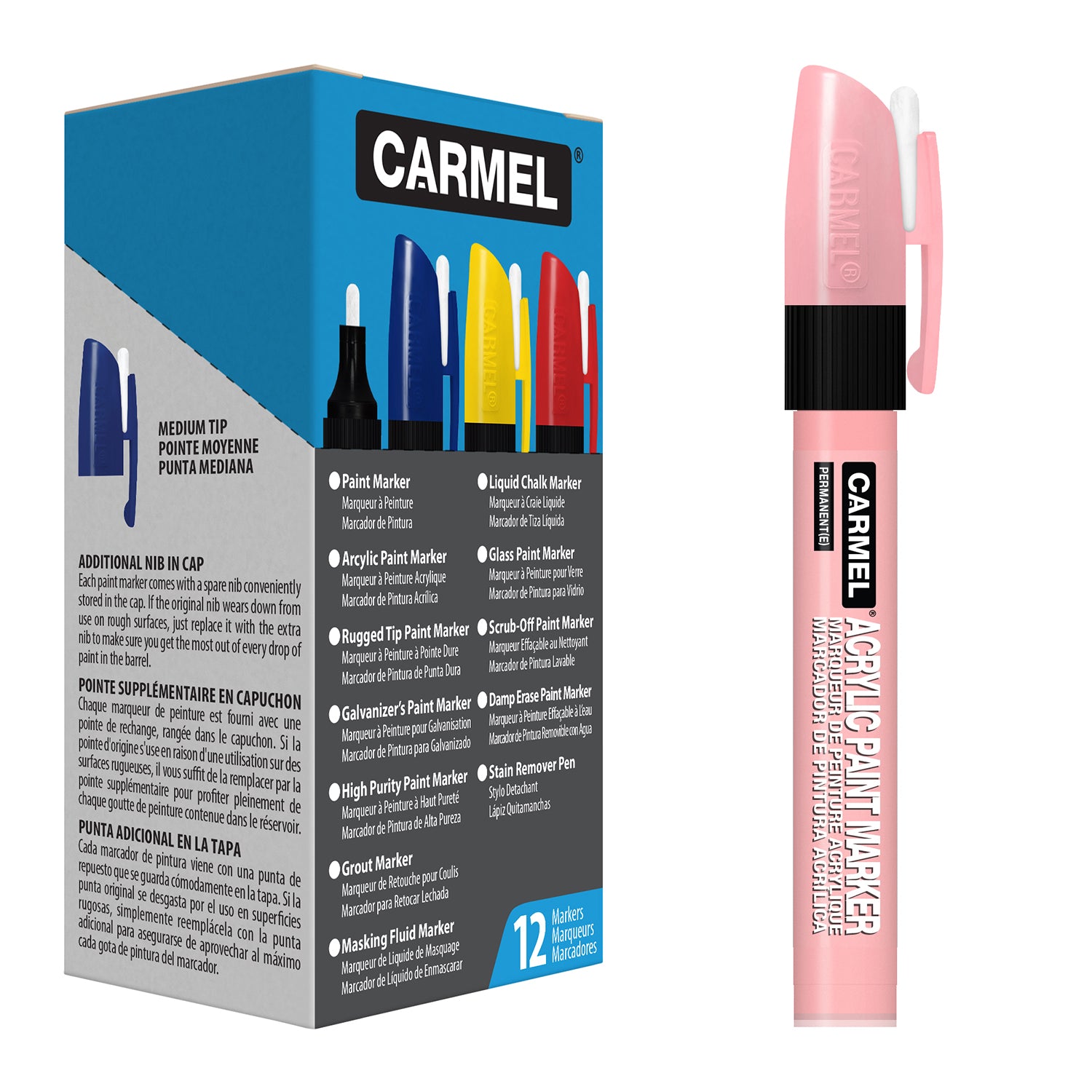 Marcador con Pintura Acrílica