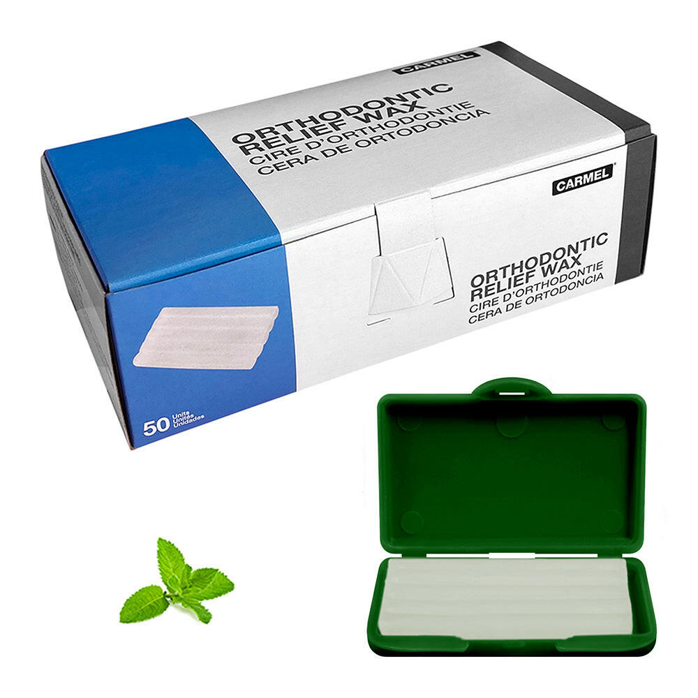 Cera de alivio de ortodoncia: menta, aloe vera y vitamina E
