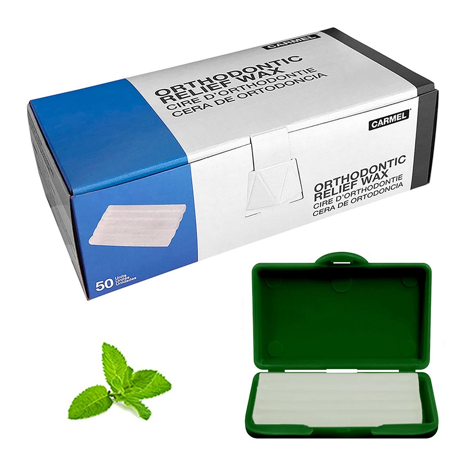 Cera de alivio de ortodoncia: menta, aloe vera y vitamina E