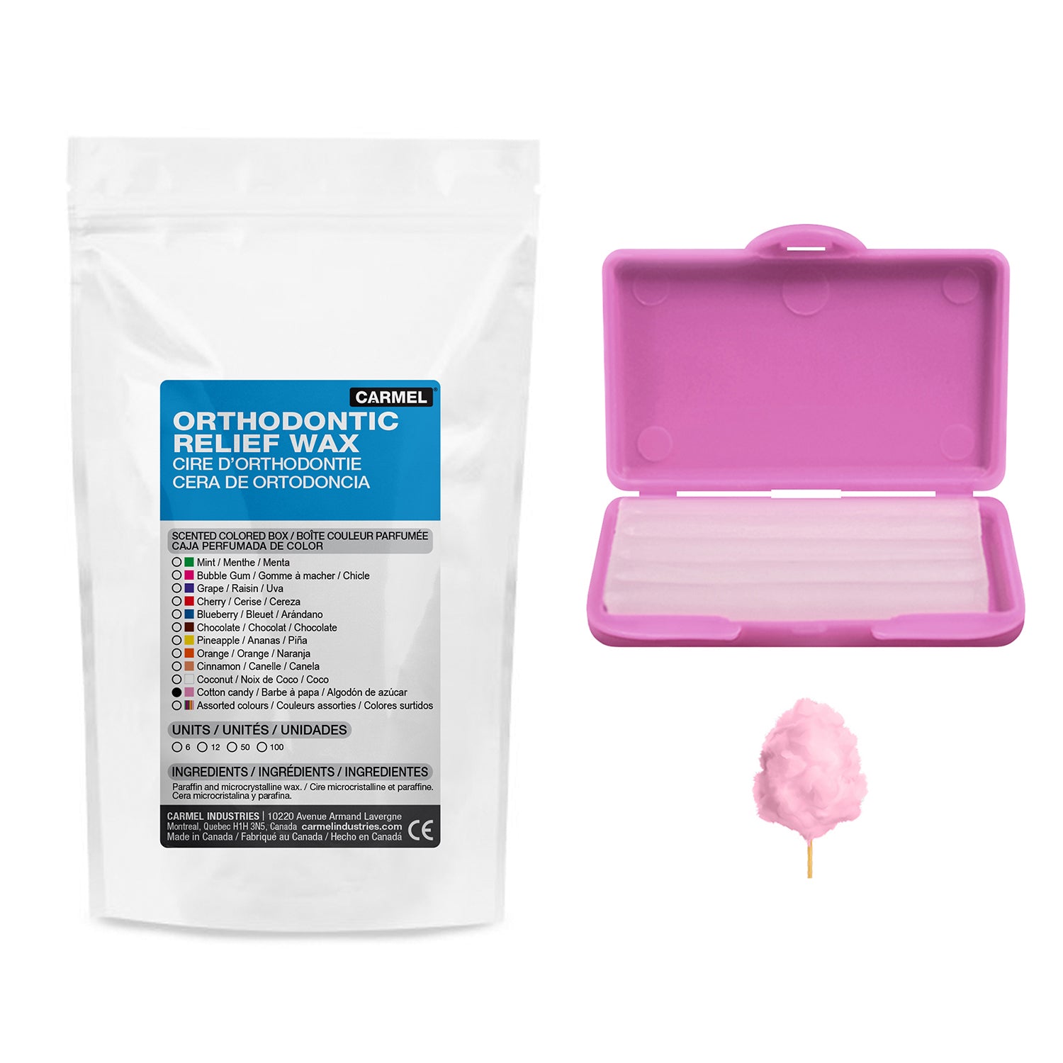 Orthodontic Wax - Scented Color Packet