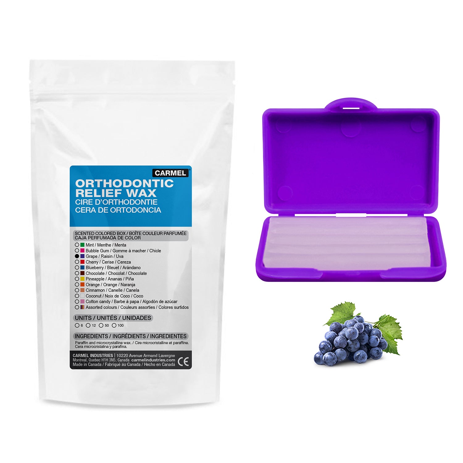 Orthodontic Wax - Scented Color Packet