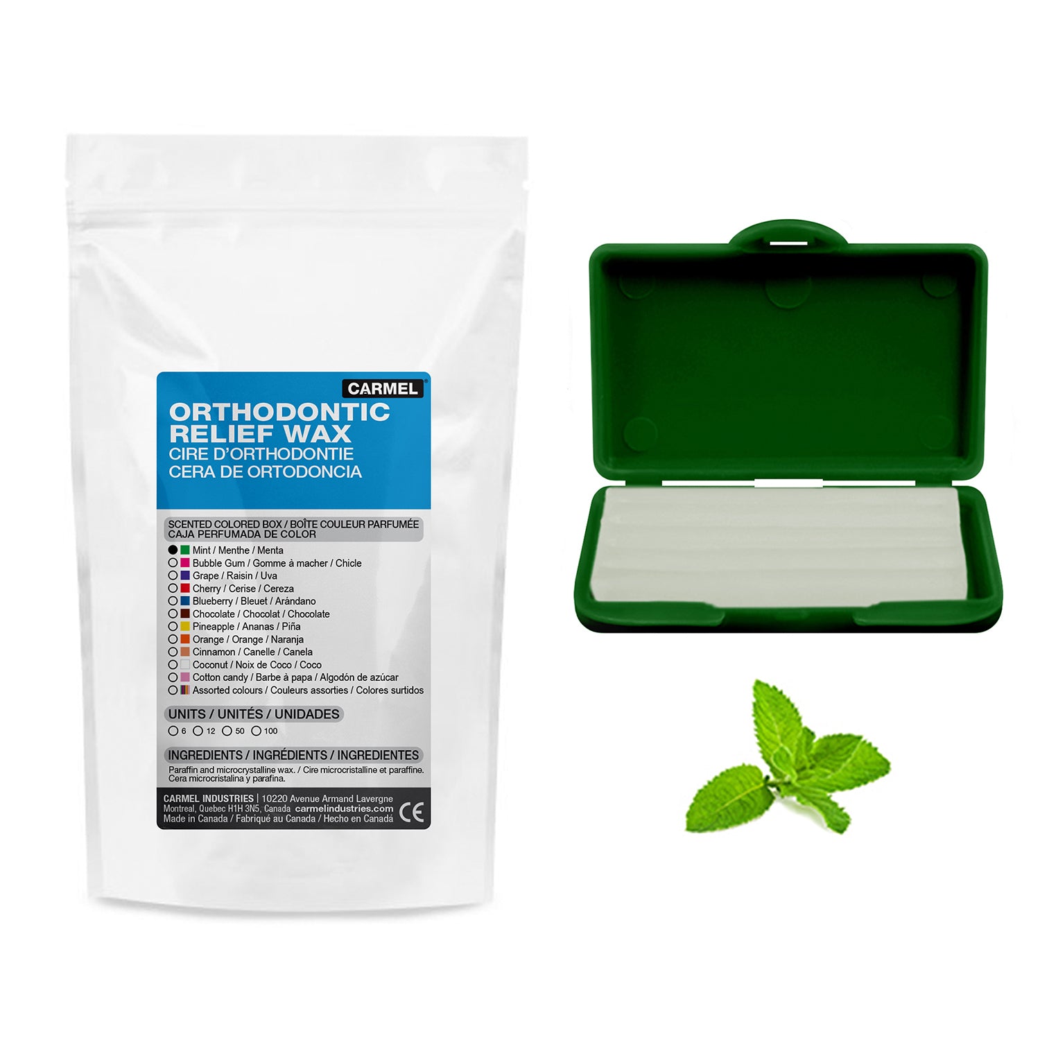 Orthodontic Wax - Scented Color Packet