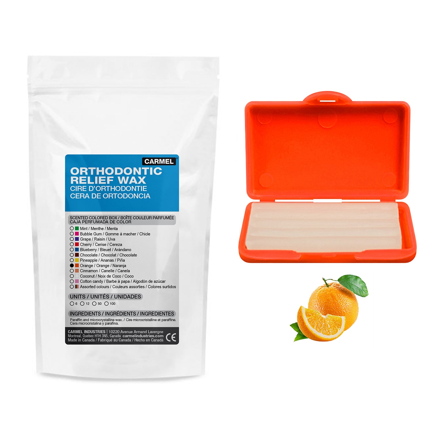 Orthodontic Wax - Scented Color Packet