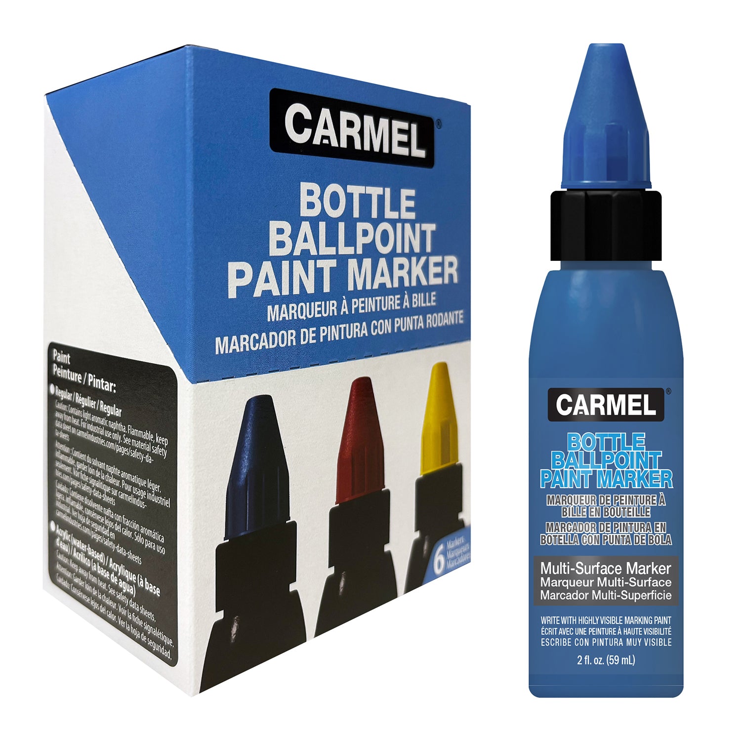 Marqueur de peinture à bille en bouteille