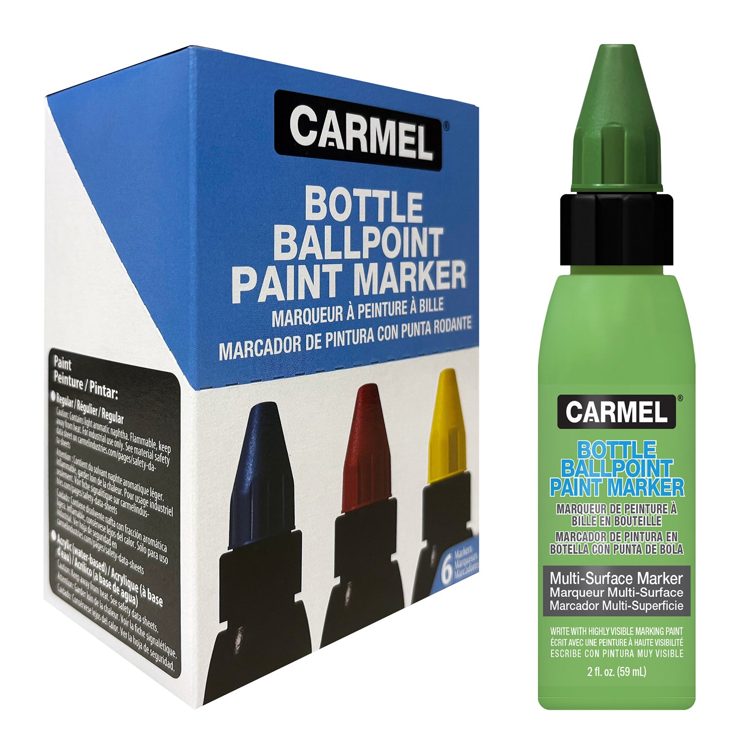 Marqueur de peinture à bille en bouteille