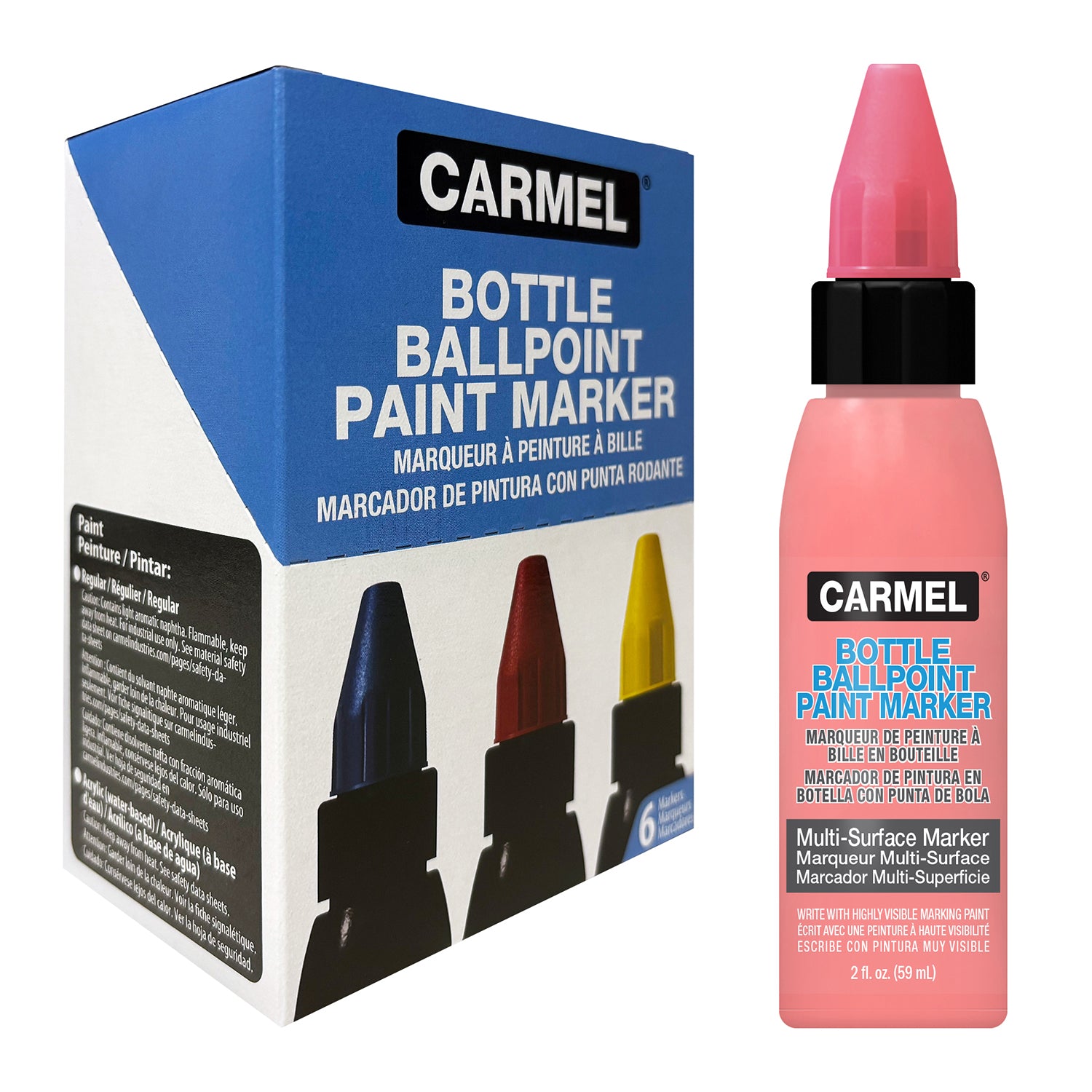 Marqueur de peinture à bille en bouteille