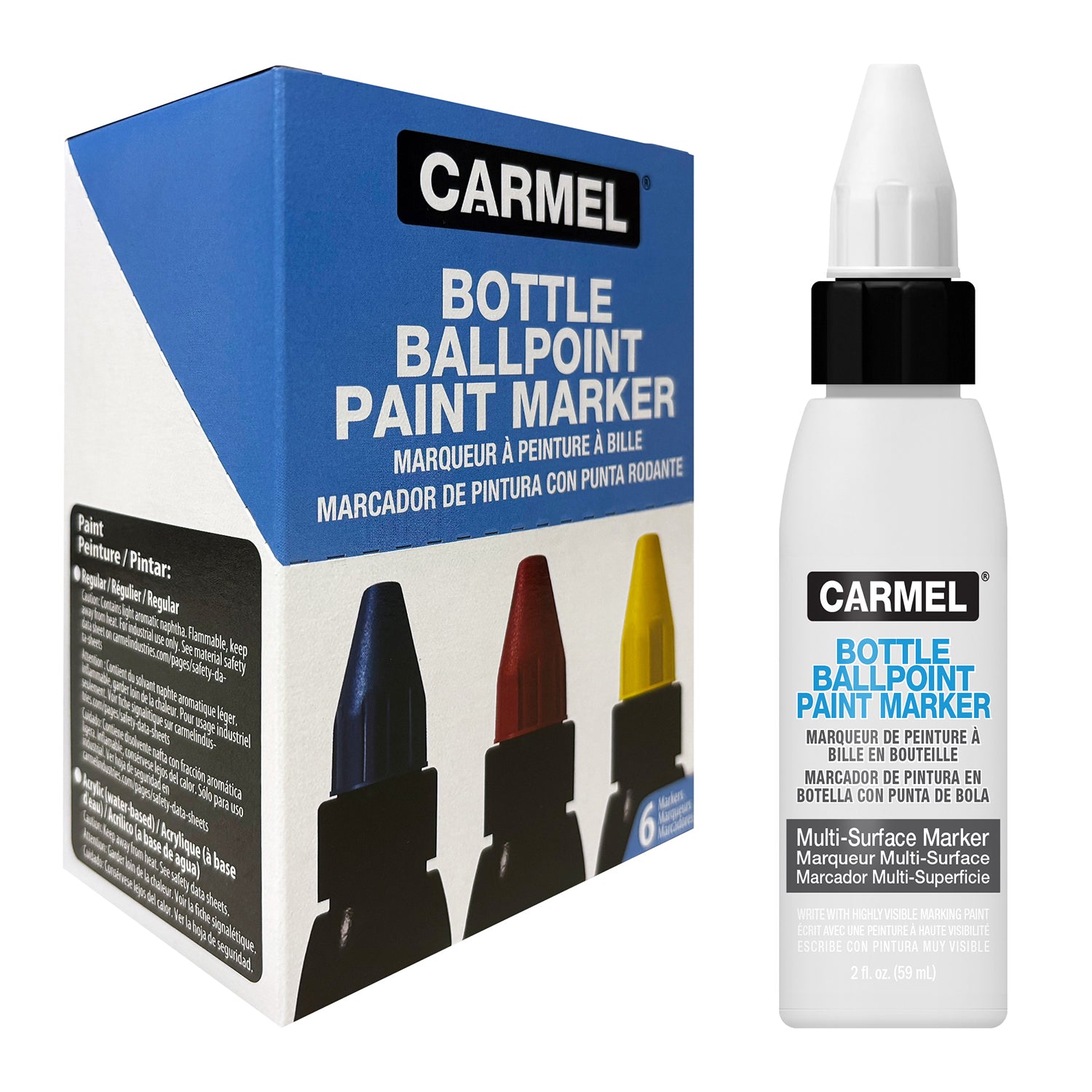 Marqueur de peinture à bille en bouteille