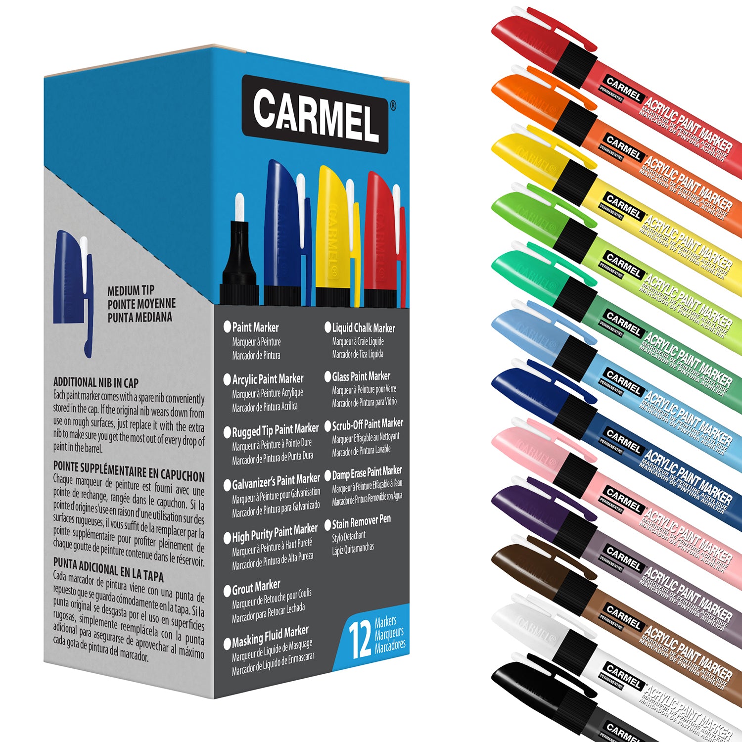Marcador con Pintura Acrílica
