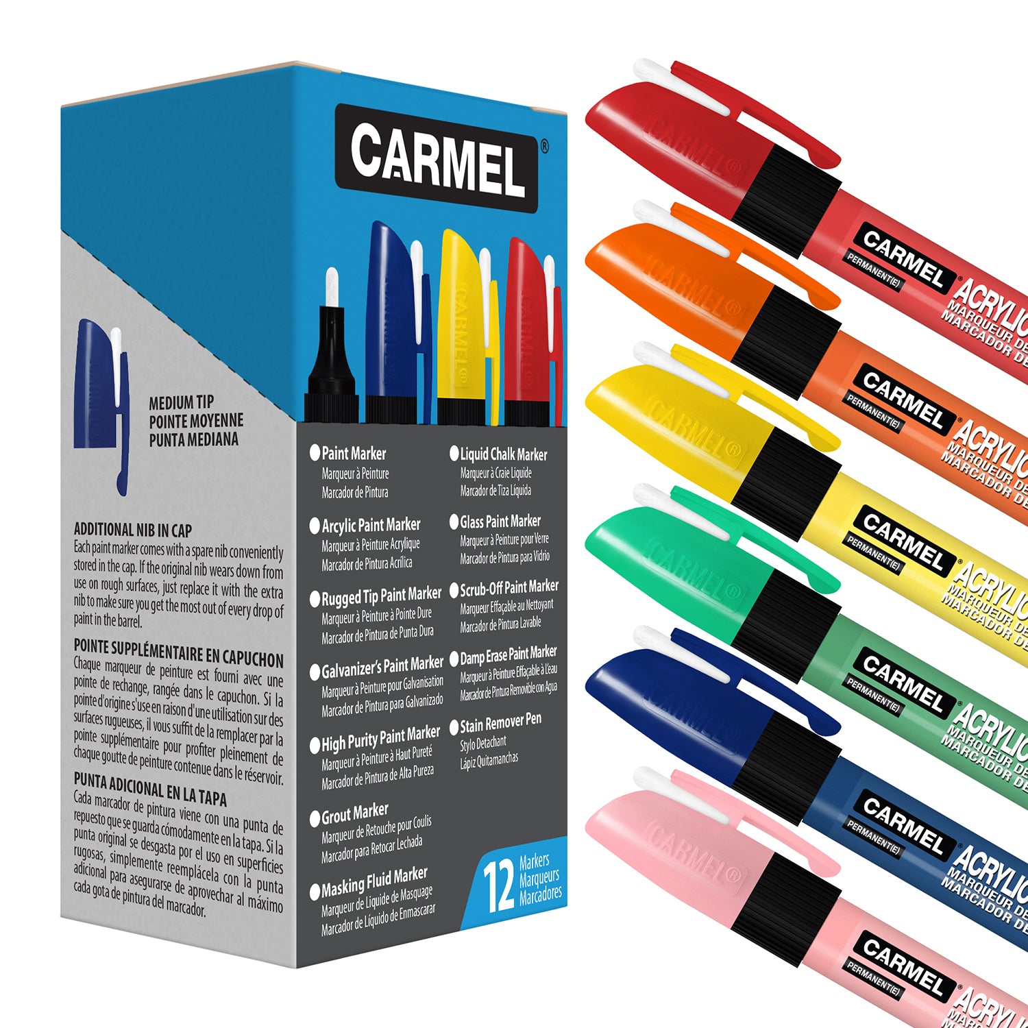 Marcador con Pintura Acrílica