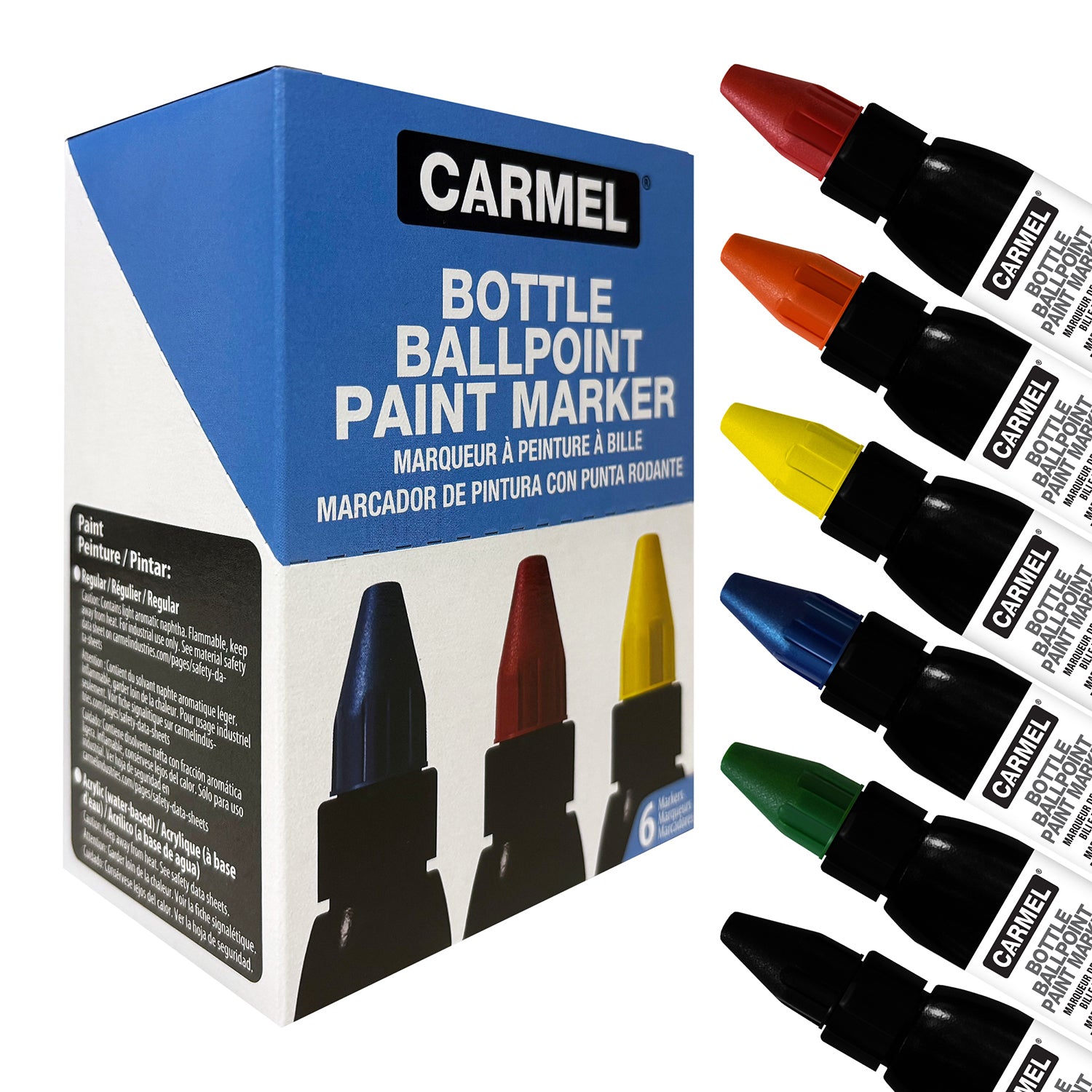 Marqueur à peinture acrylique à bille pour bouteille