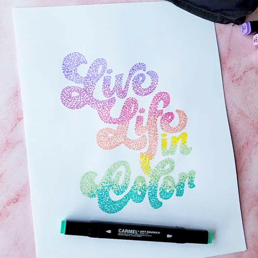 Marqueur artistique - Double pointe