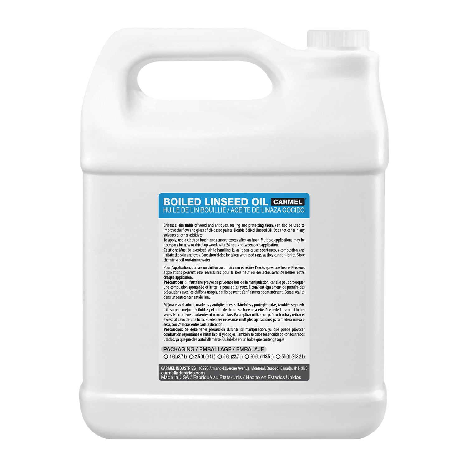 Aceite de linaza hervido