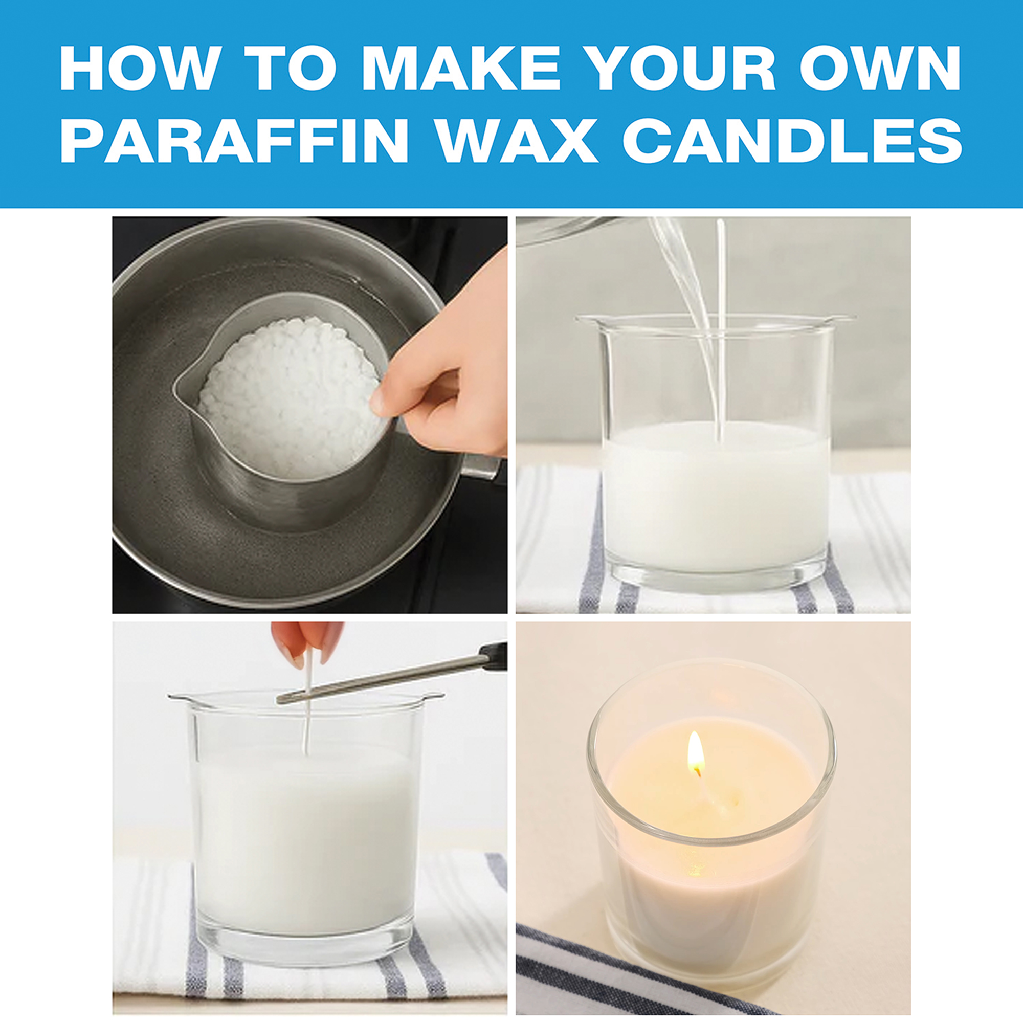 Candle Making Kit with Paraffin Wax
