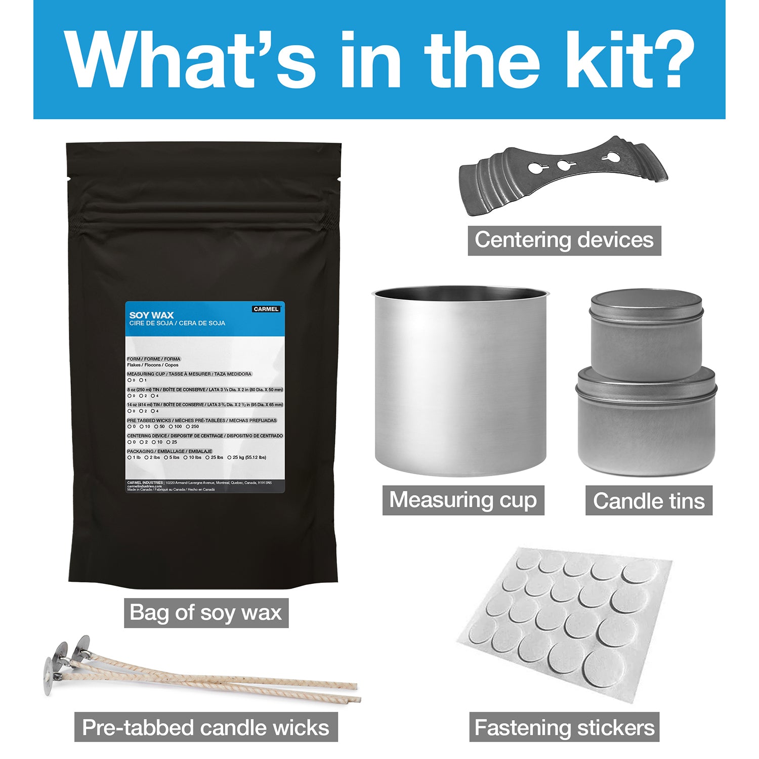 Candle Making Kit with Paraffin Wax
