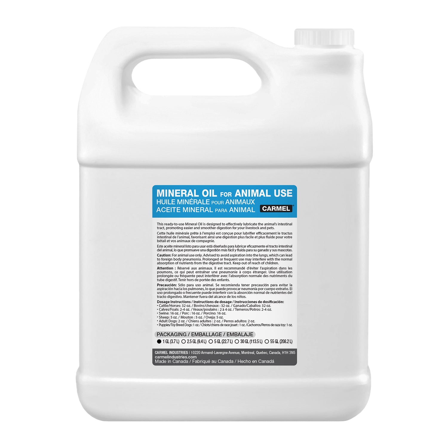 Mineral Oil for Animal Use