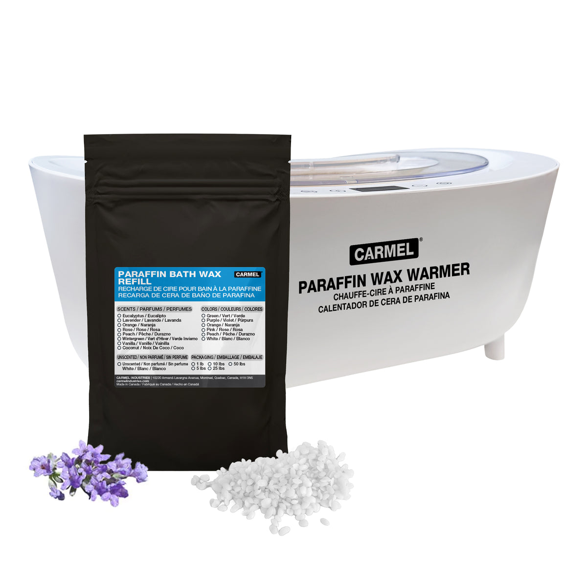 Paraffin Bath Wax Refill with Wax Warmer