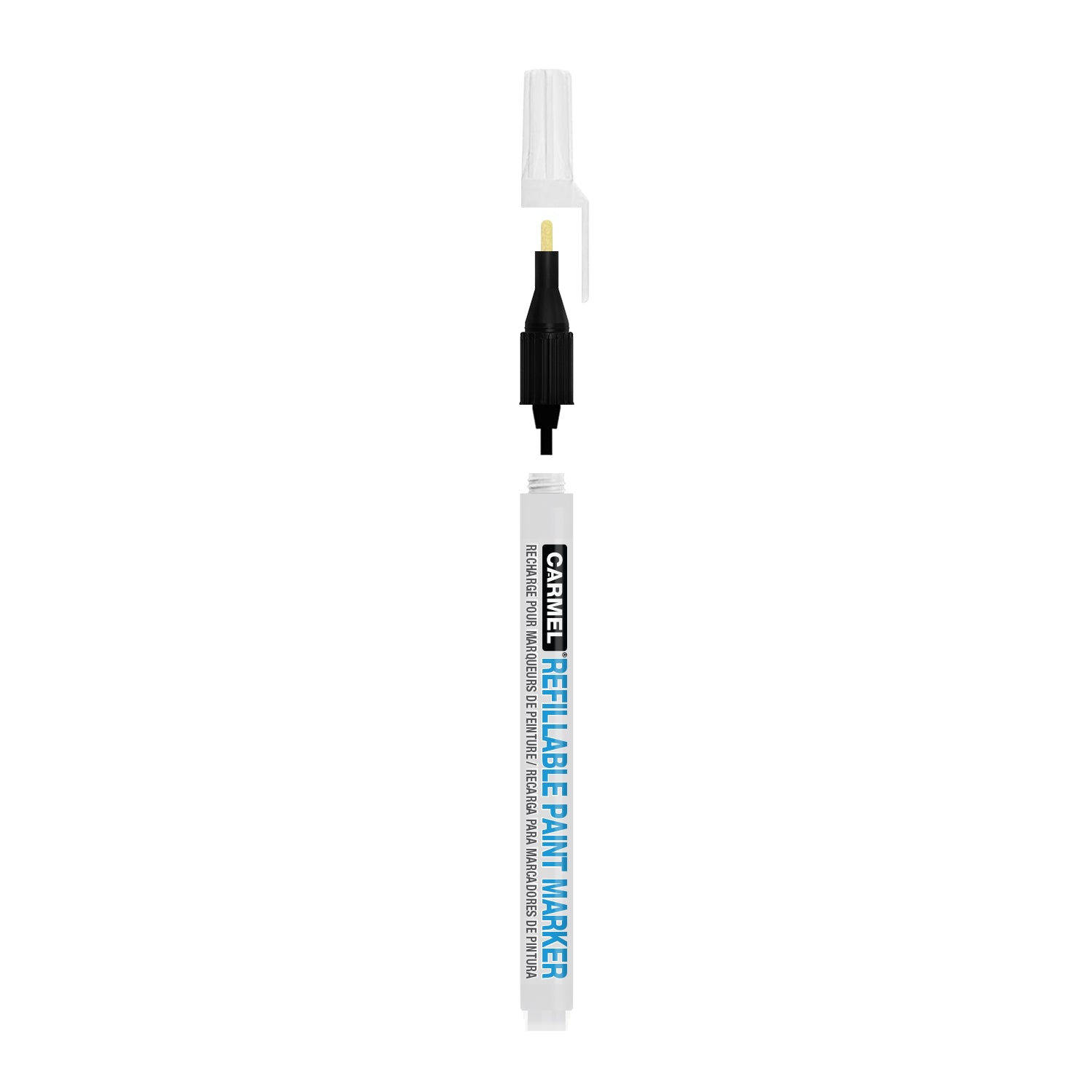 Marcador de pintura recargable - Válvula activada (marcador vacío)