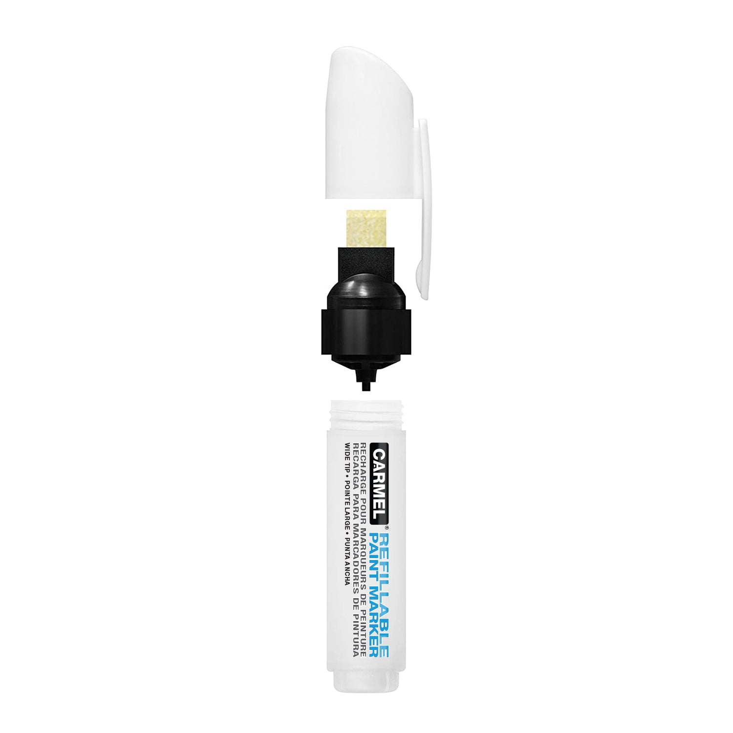 Marcador de pintura recargable - Válvula activada (marcador vacío)