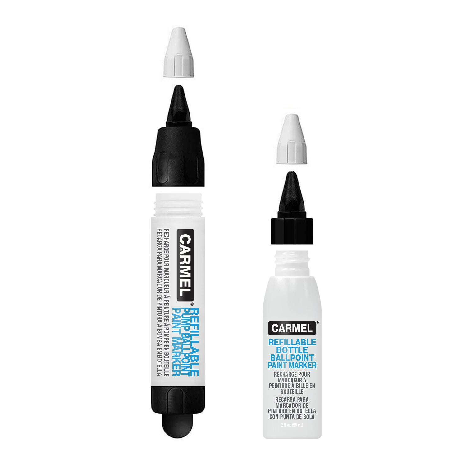 Refillable Ballpoint Paint Markers (Empty Marker)