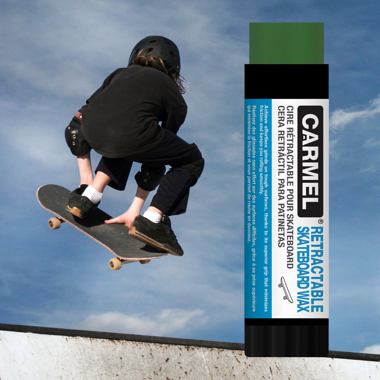 Retractable Skateboard Wax