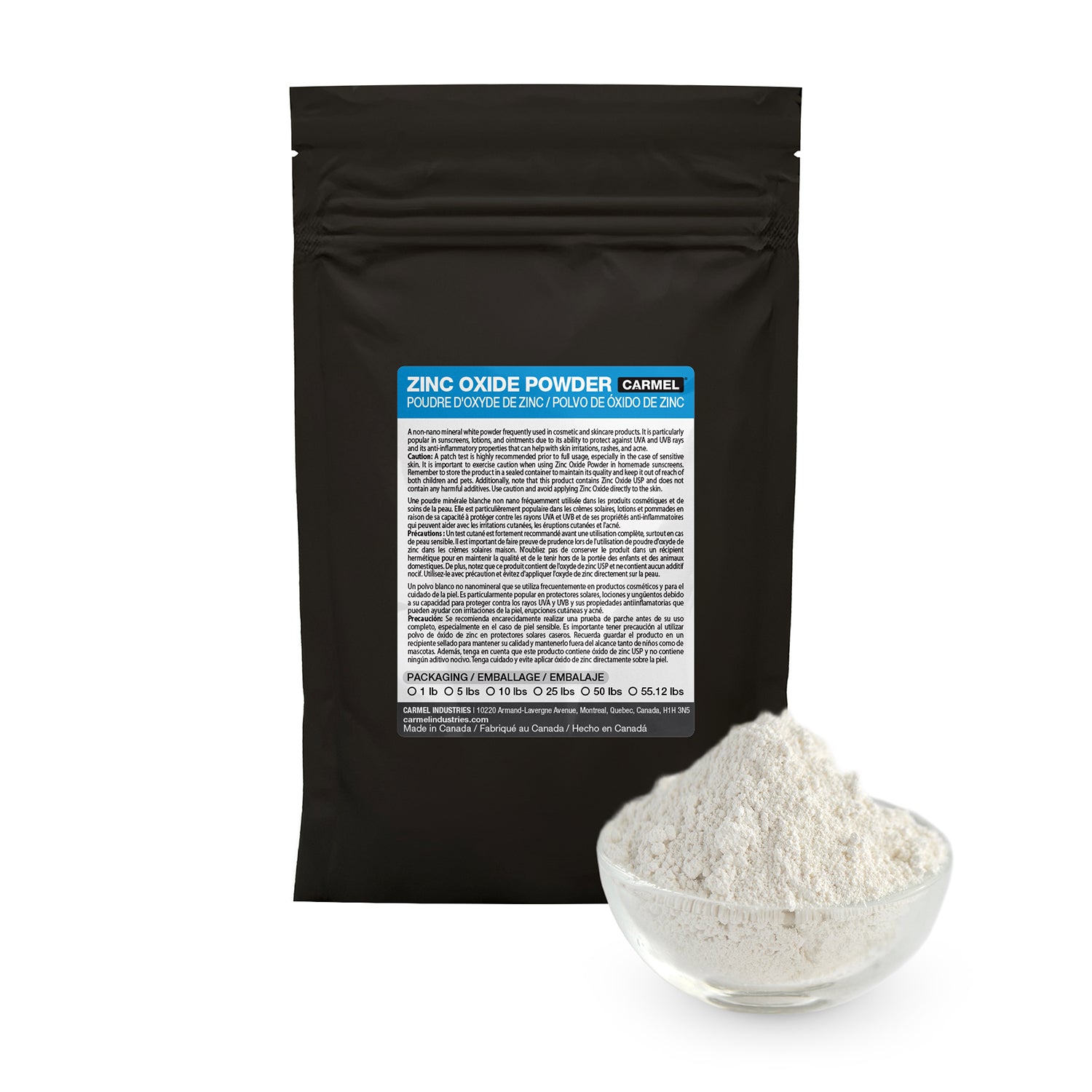 Zinc Oxide - For Cosmetic Use