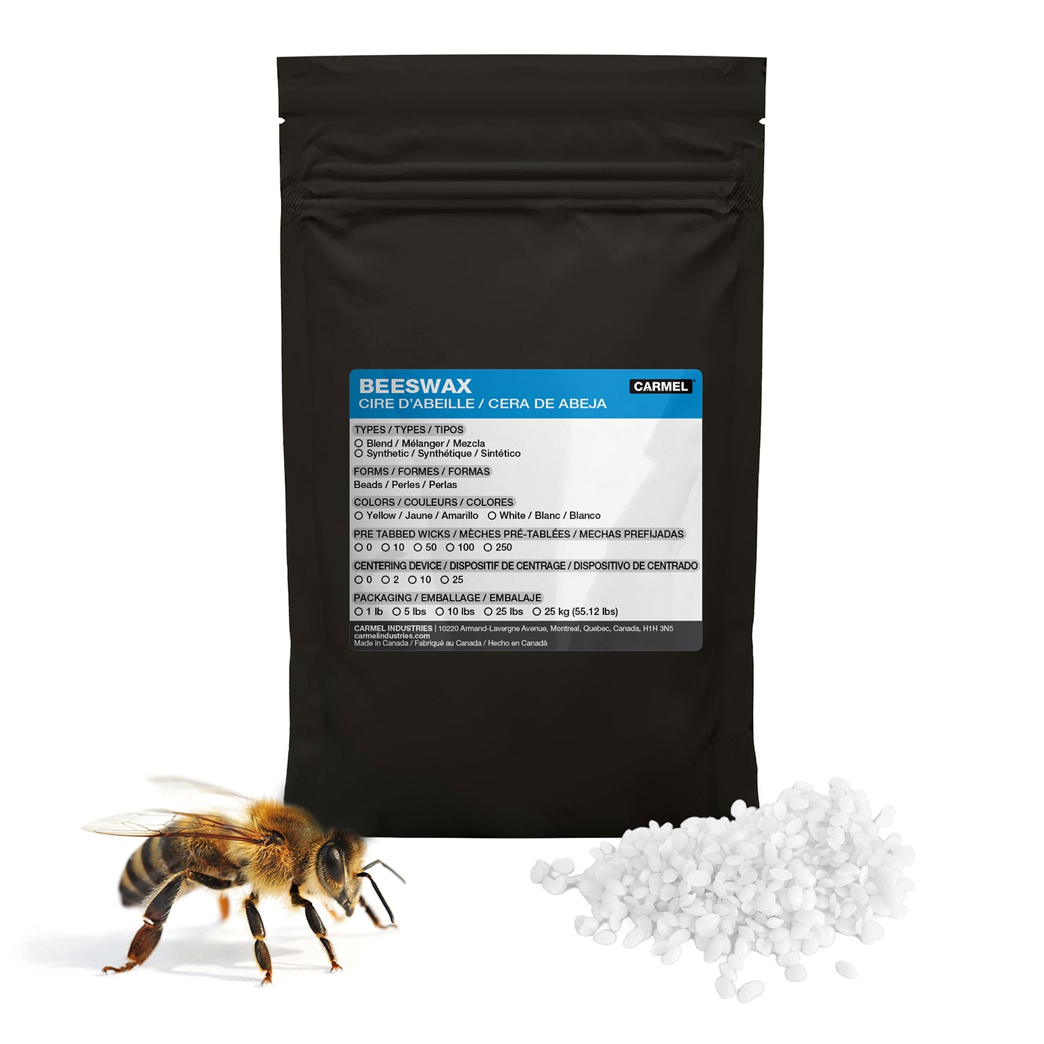 Cera de abejas y alternativa