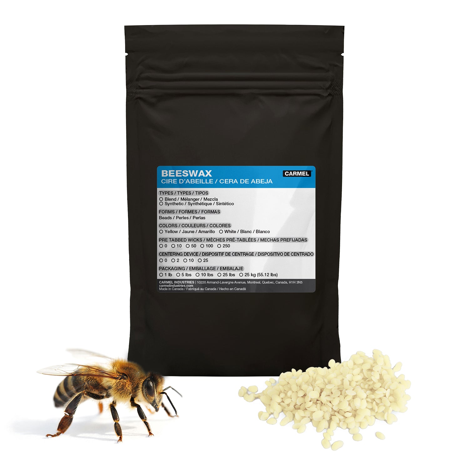 Perles de Cire D'abeille Pure