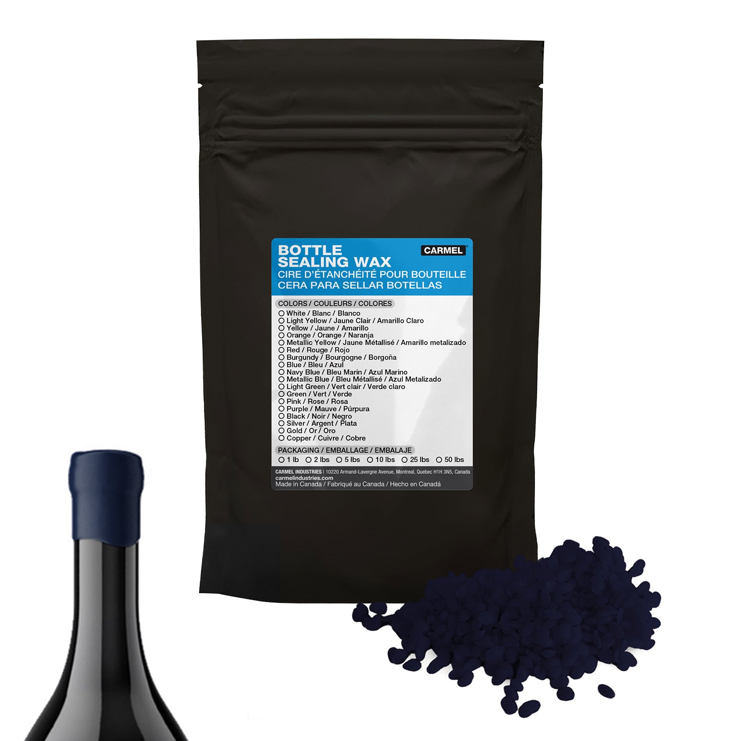 Cera para sellar botellas