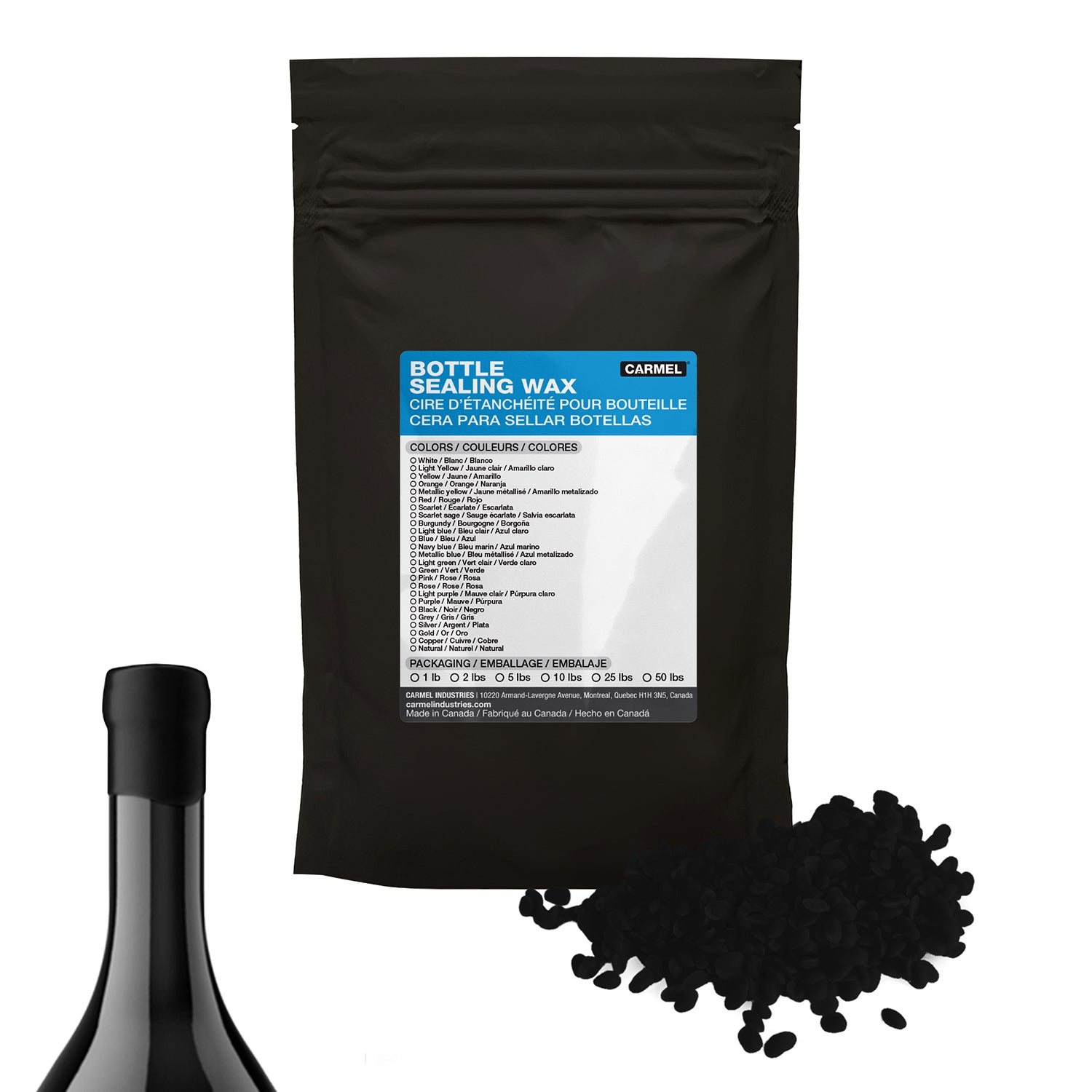 Cera para sellar botellas