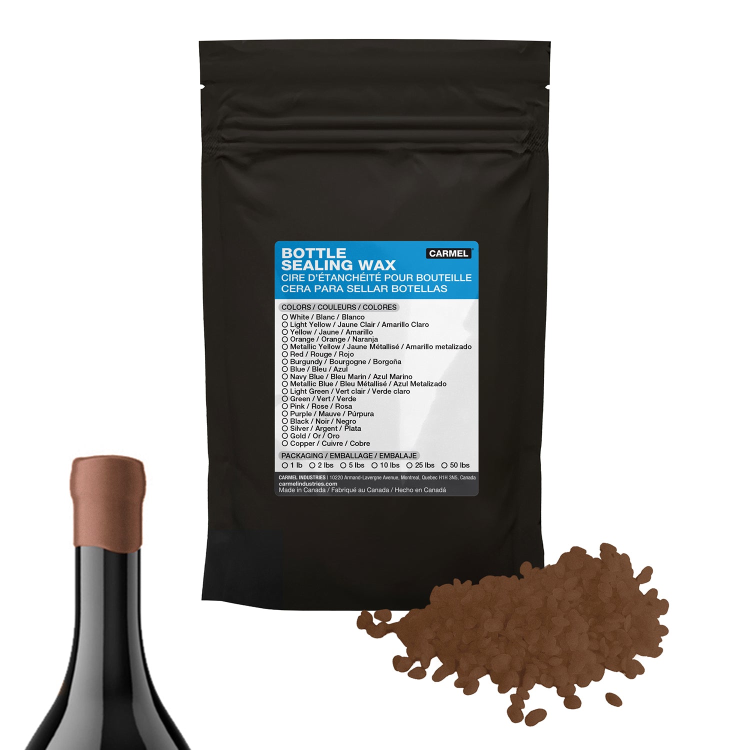 Cera para sellar botellas