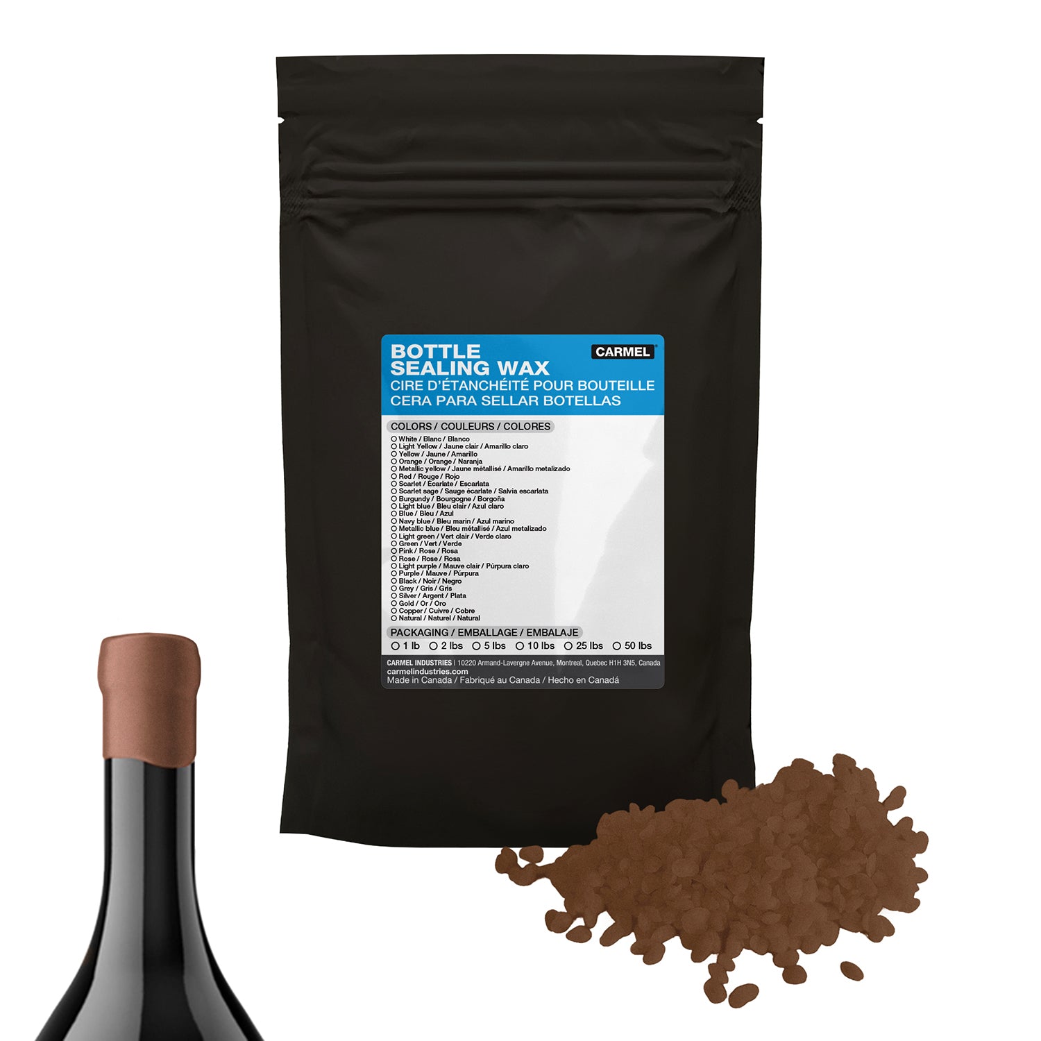 Cire à cacheter pour bouteilles