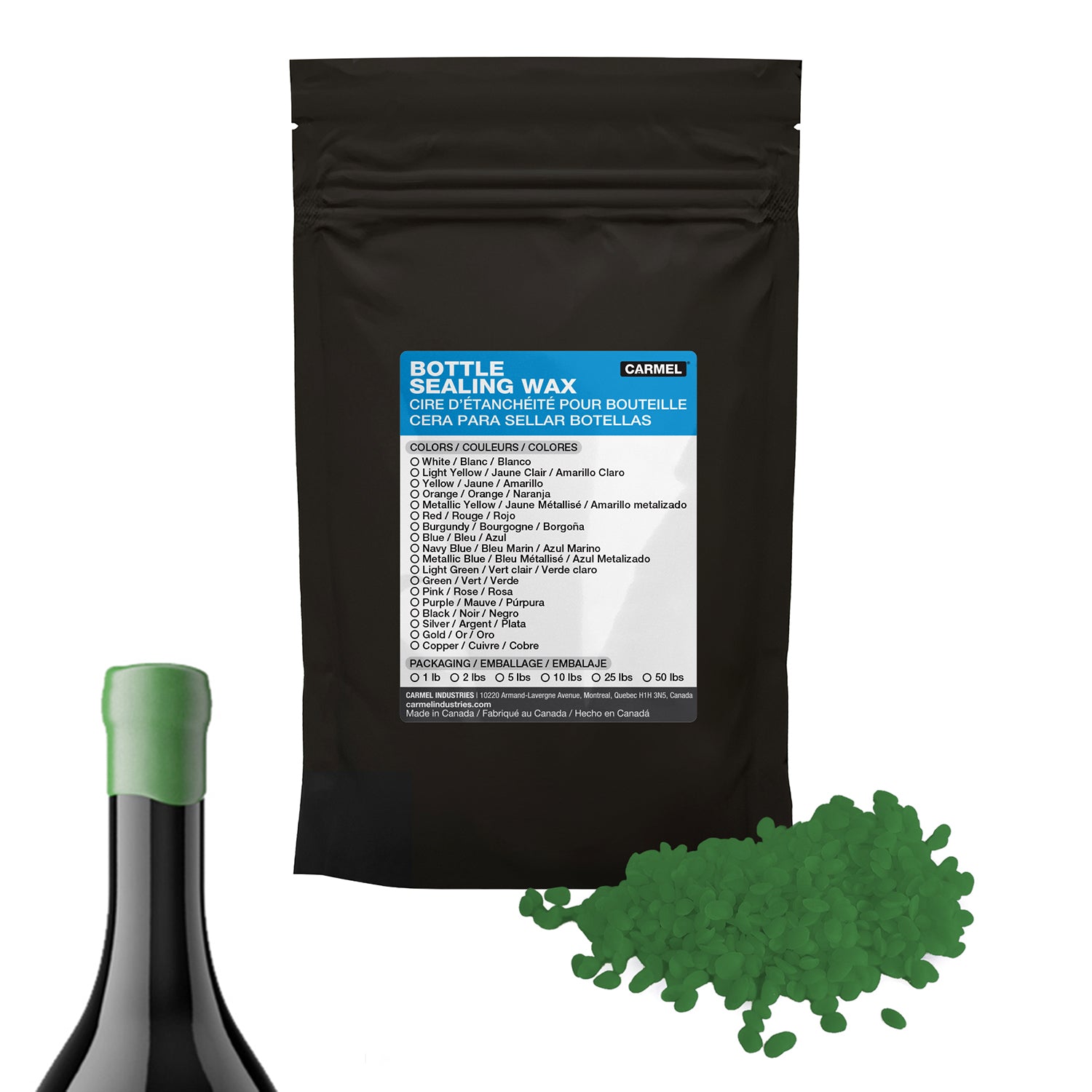 Cera para sellar botellas