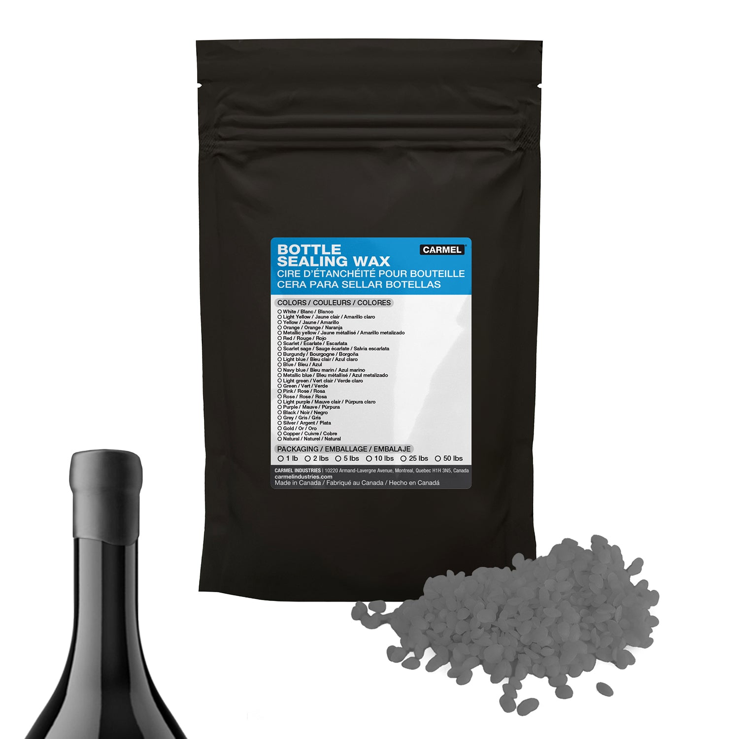 Cera para sellar botellas