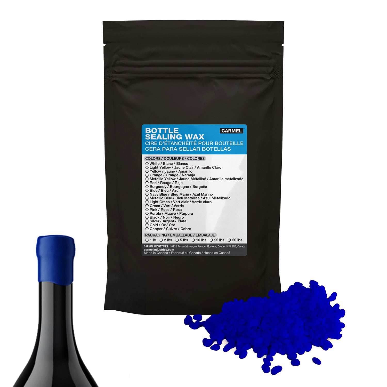 Cera para sellar botellas