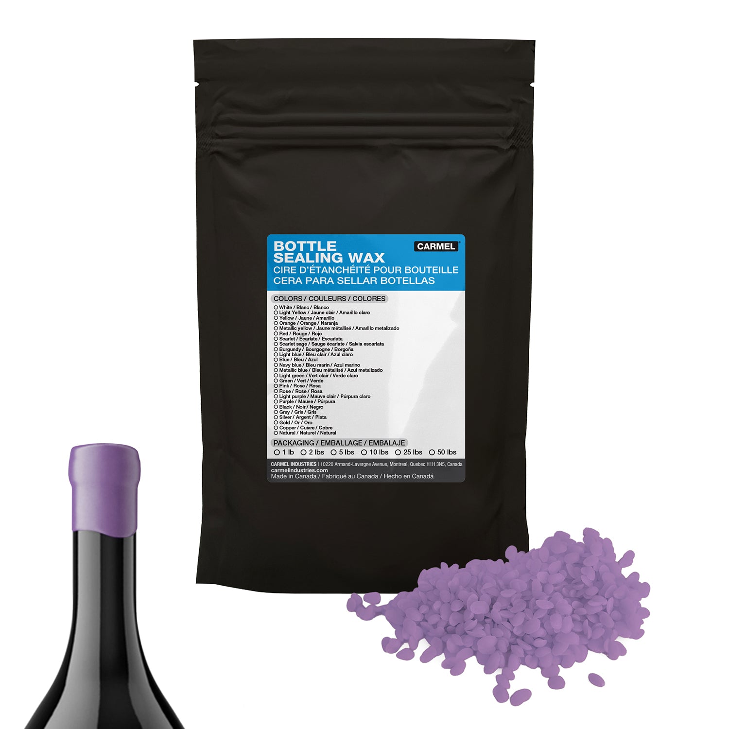 Cera para sellar botellas