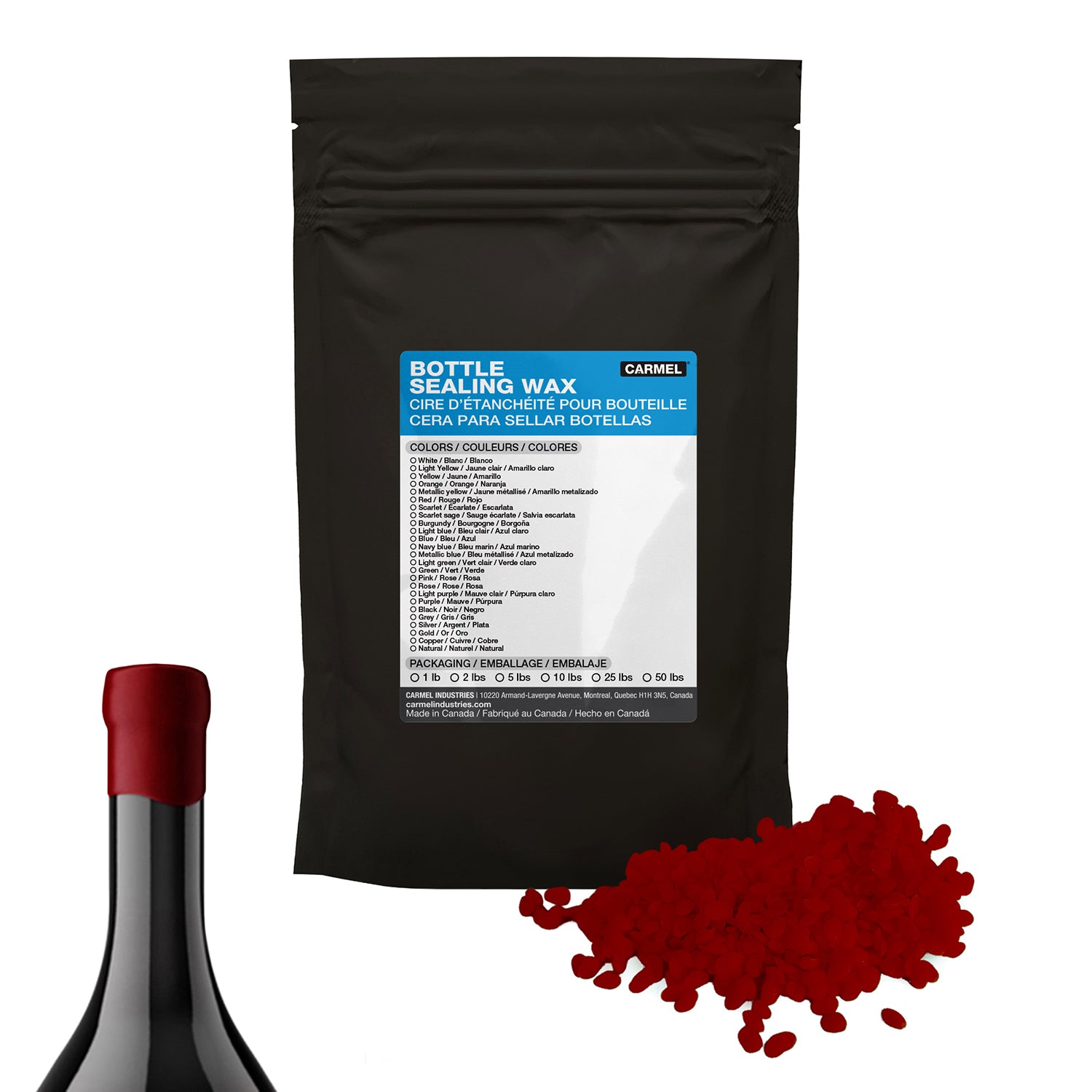 Cire à cacheter pour bouteilles