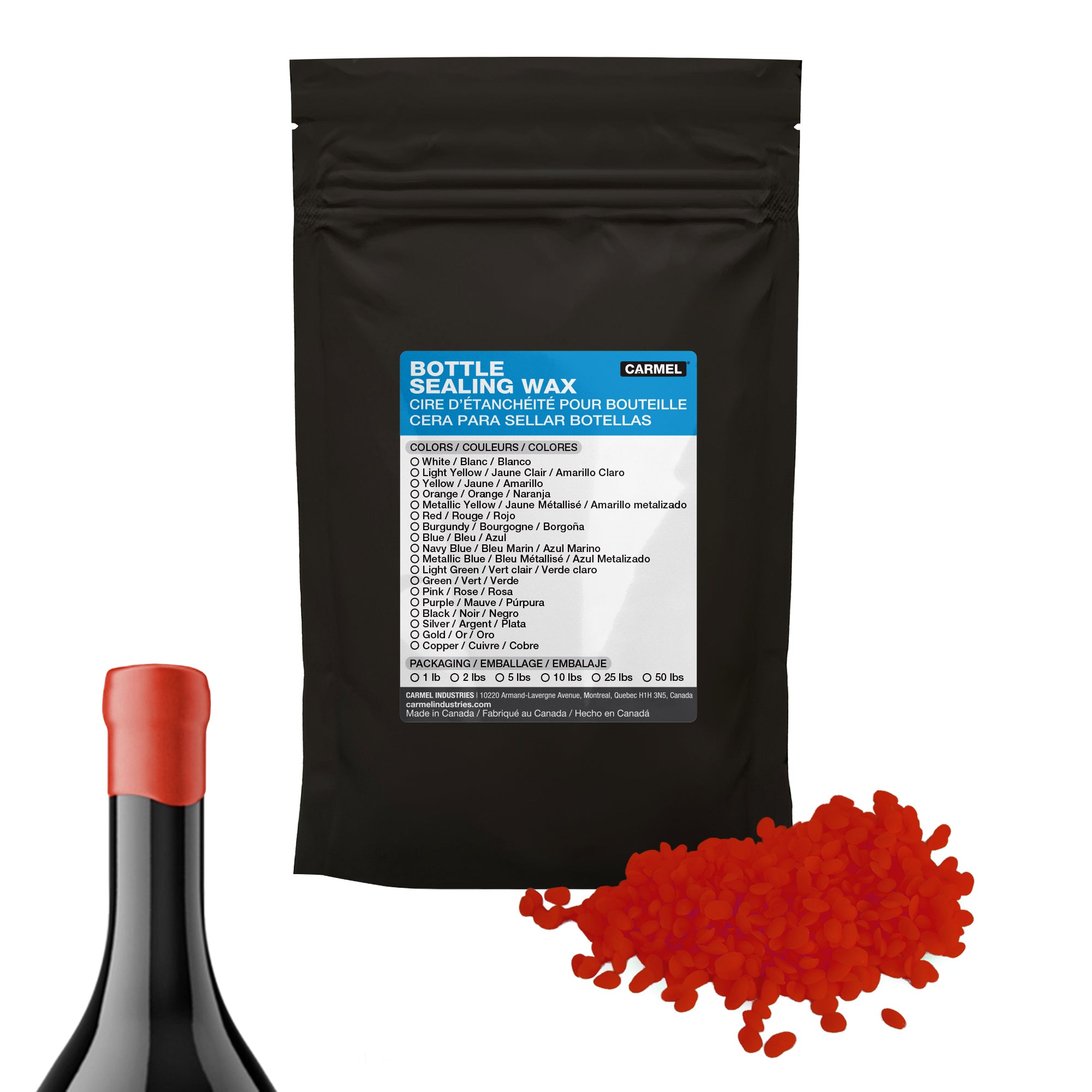 Cera para sellar botellas