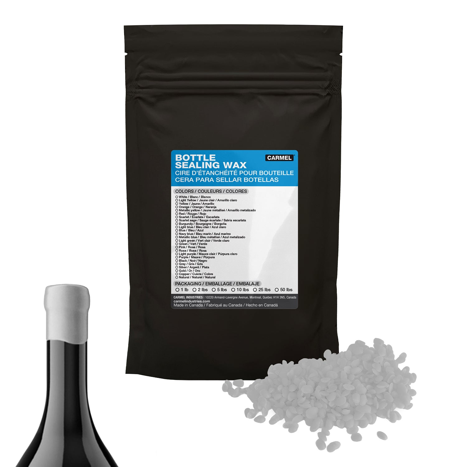 Cera para sellar botellas