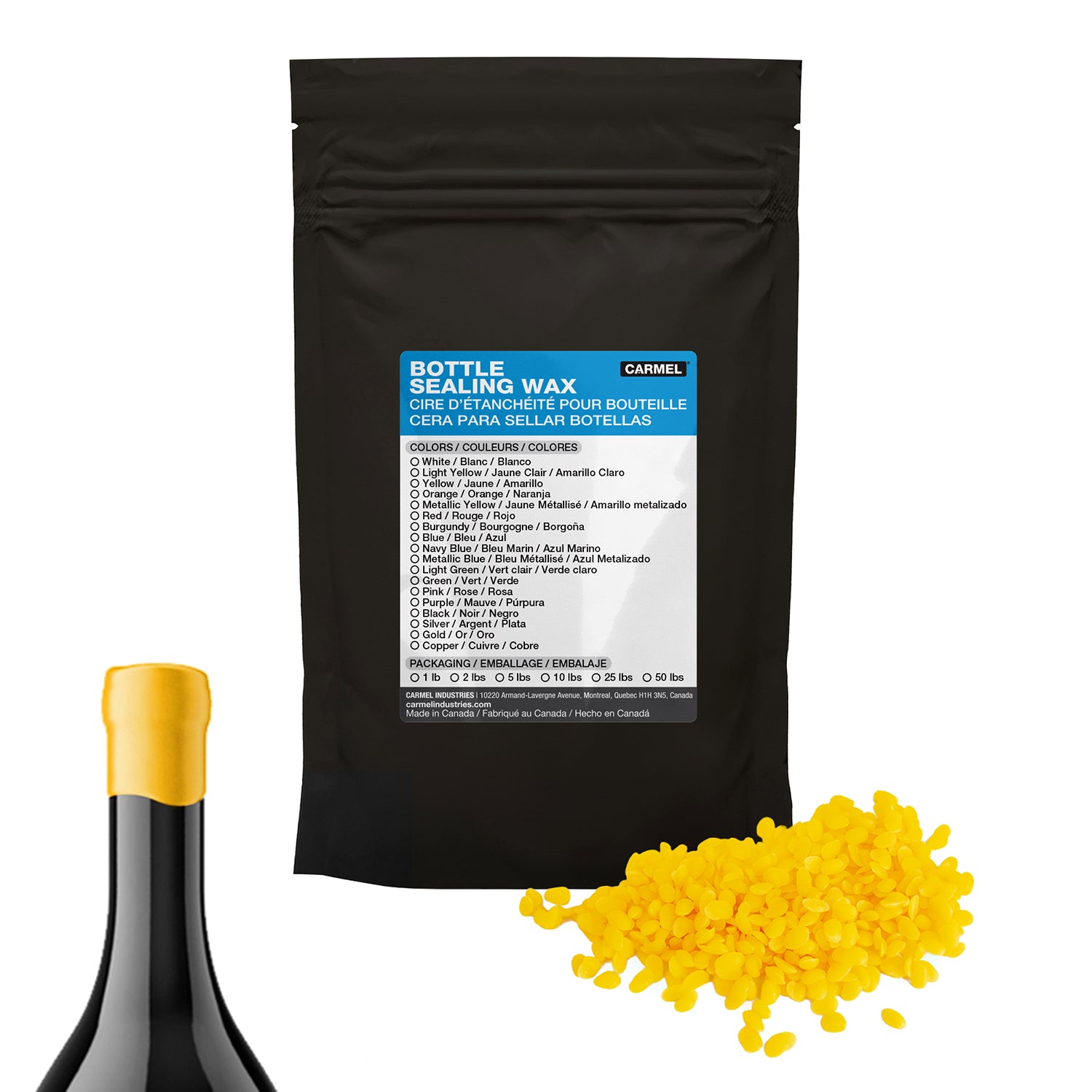 Cera para sellar botellas