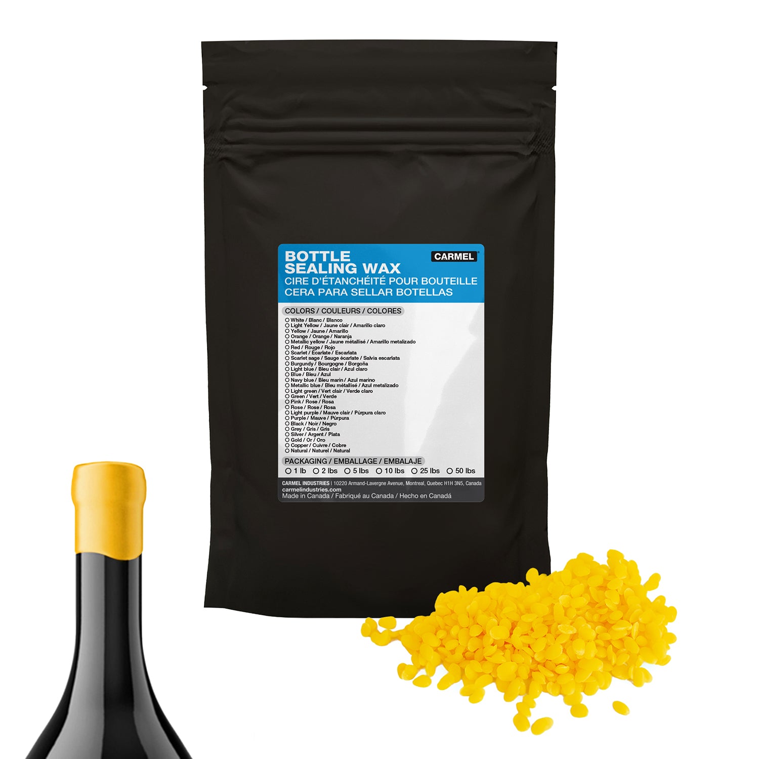 Cire à cacheter pour bouteilles