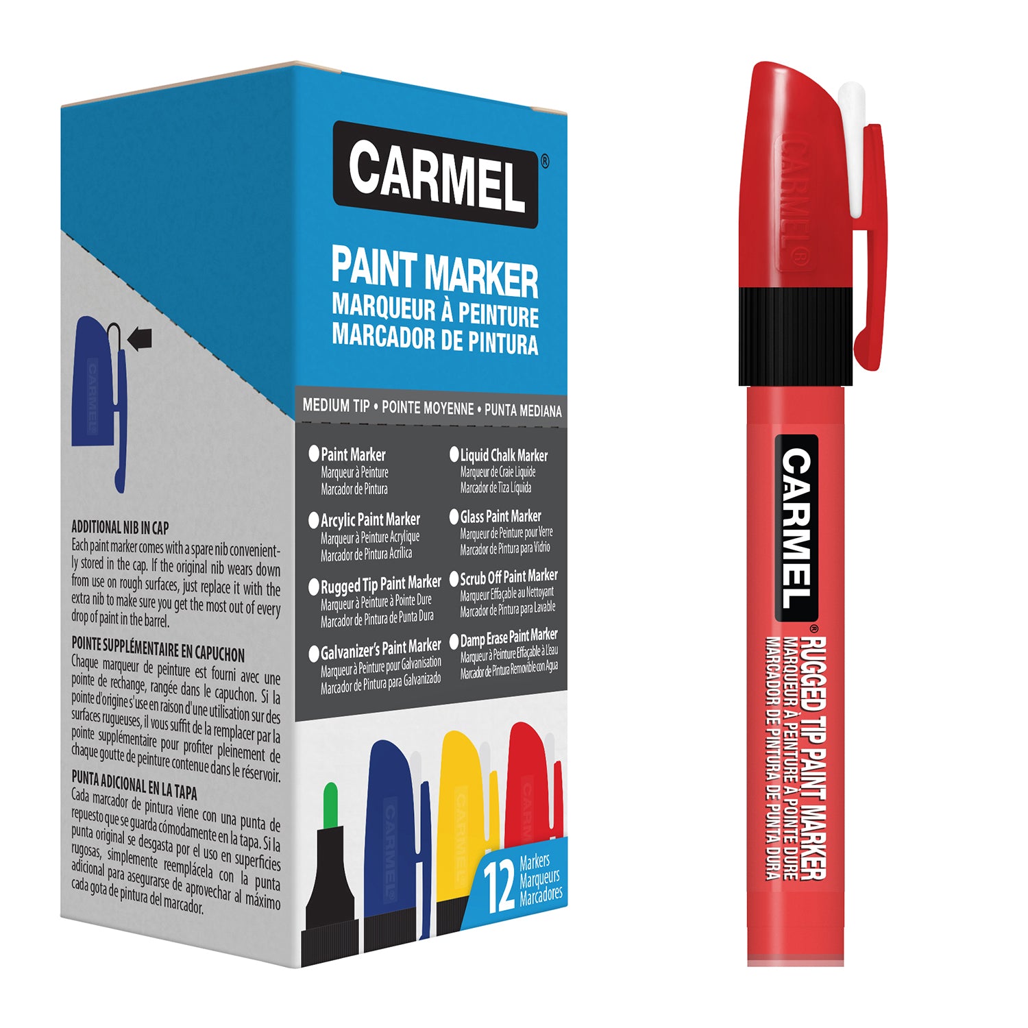 Hard Tip Paint Marker.