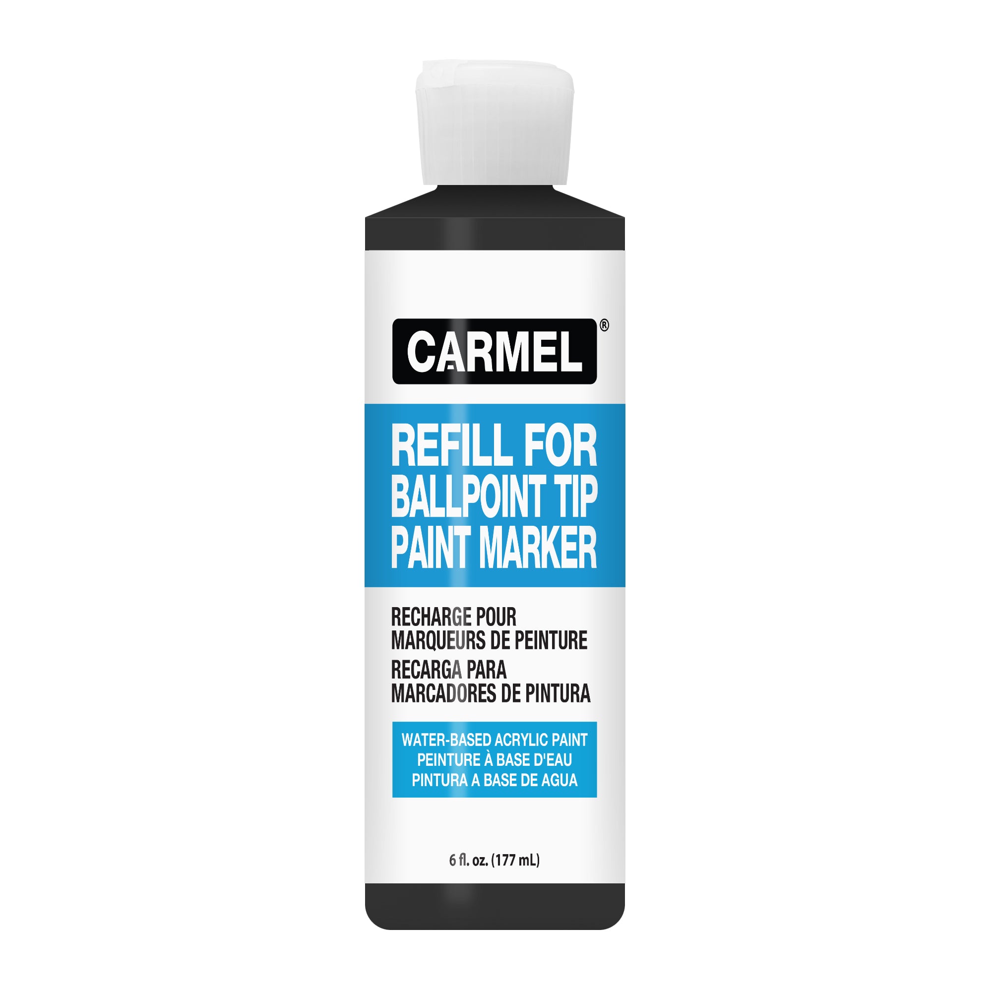 Refill Paint for Ballpoint Tip Markers.