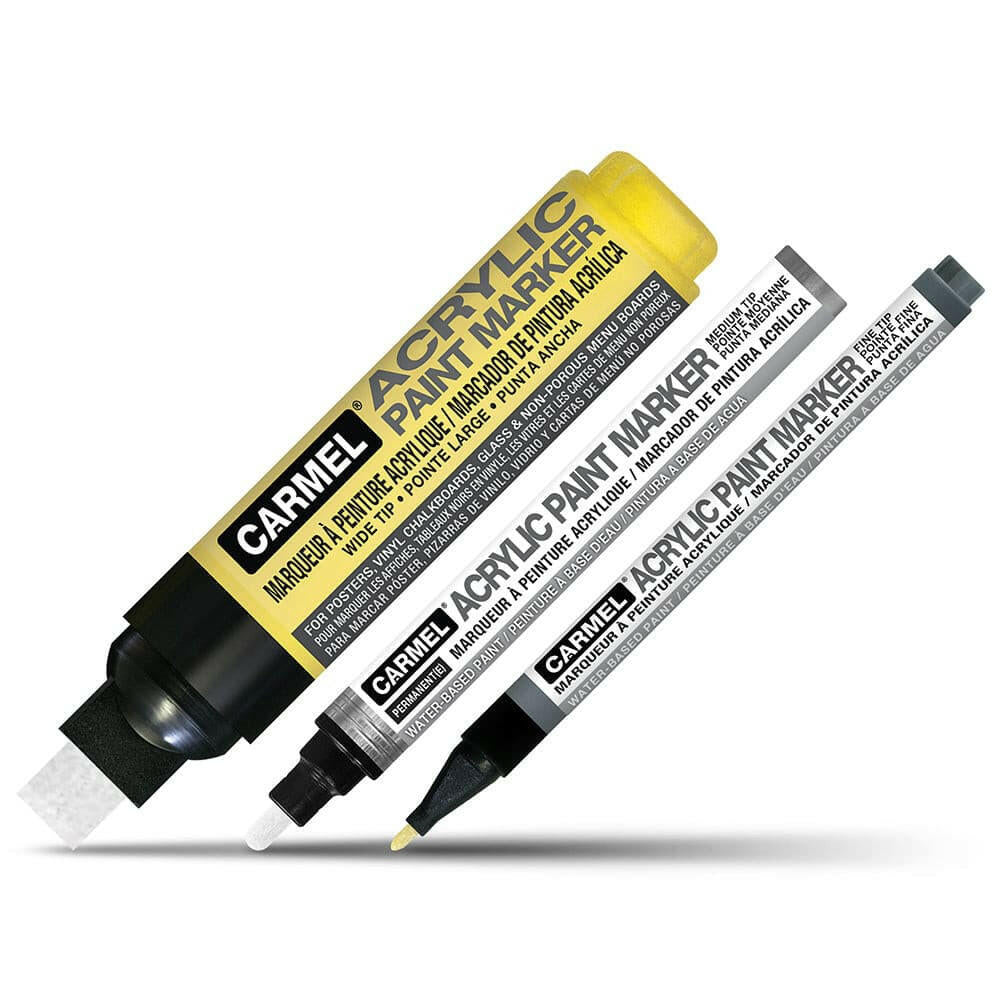 Acrylic Paint Marker - Fine, Medium & Wide Tip
