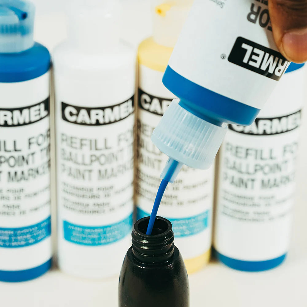 Refill Paint for Ballpoint Tip Markers.