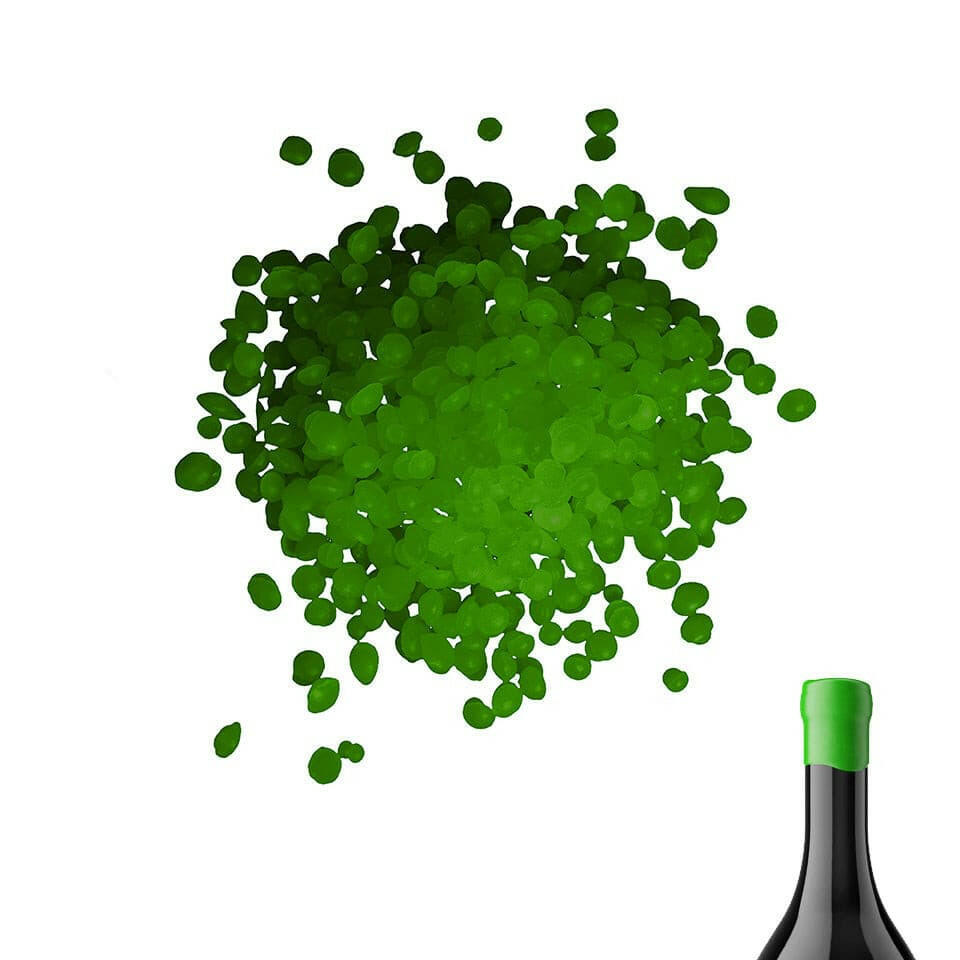 Bottle Sealing Green Wax.