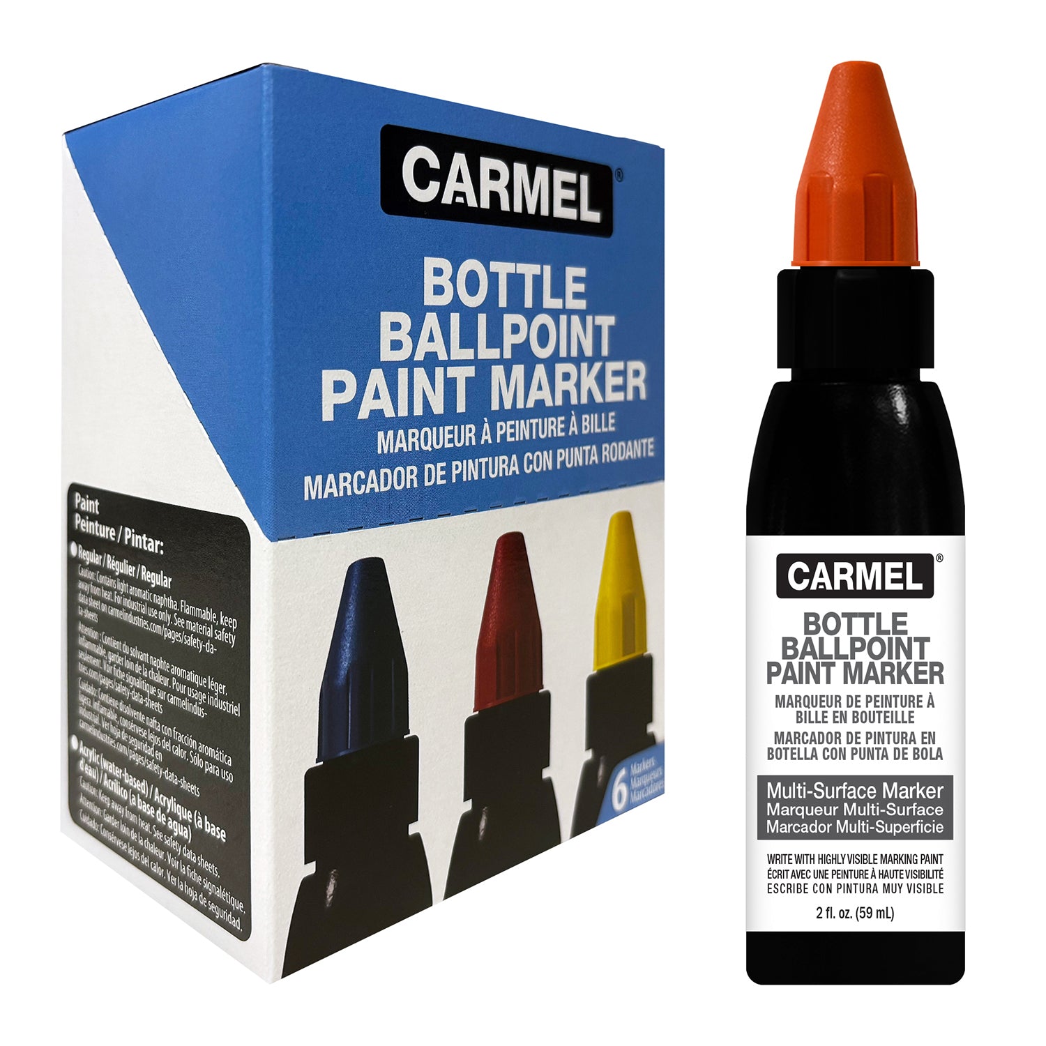 Marqueur de peinture à bille en bouteille