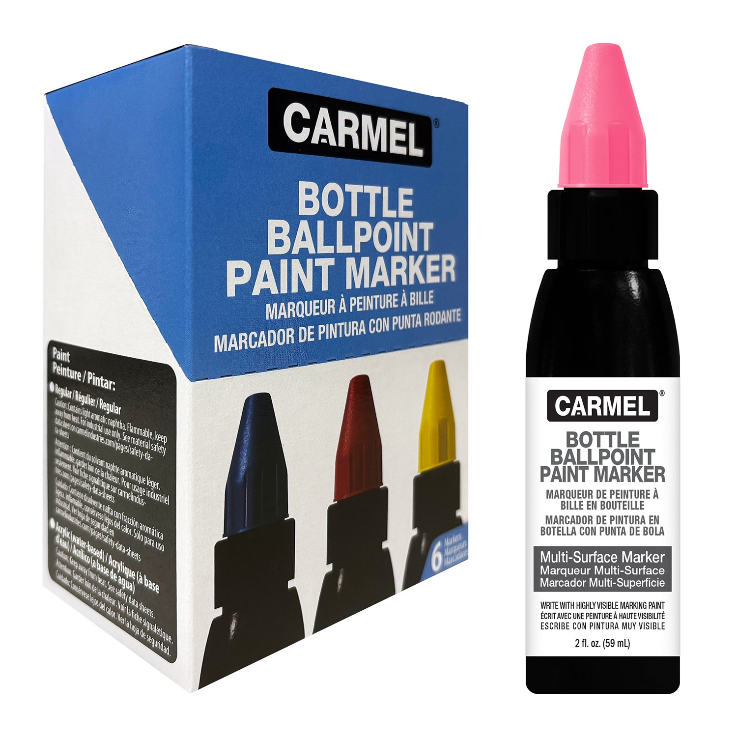 Marqueur de peinture à bille en bouteille