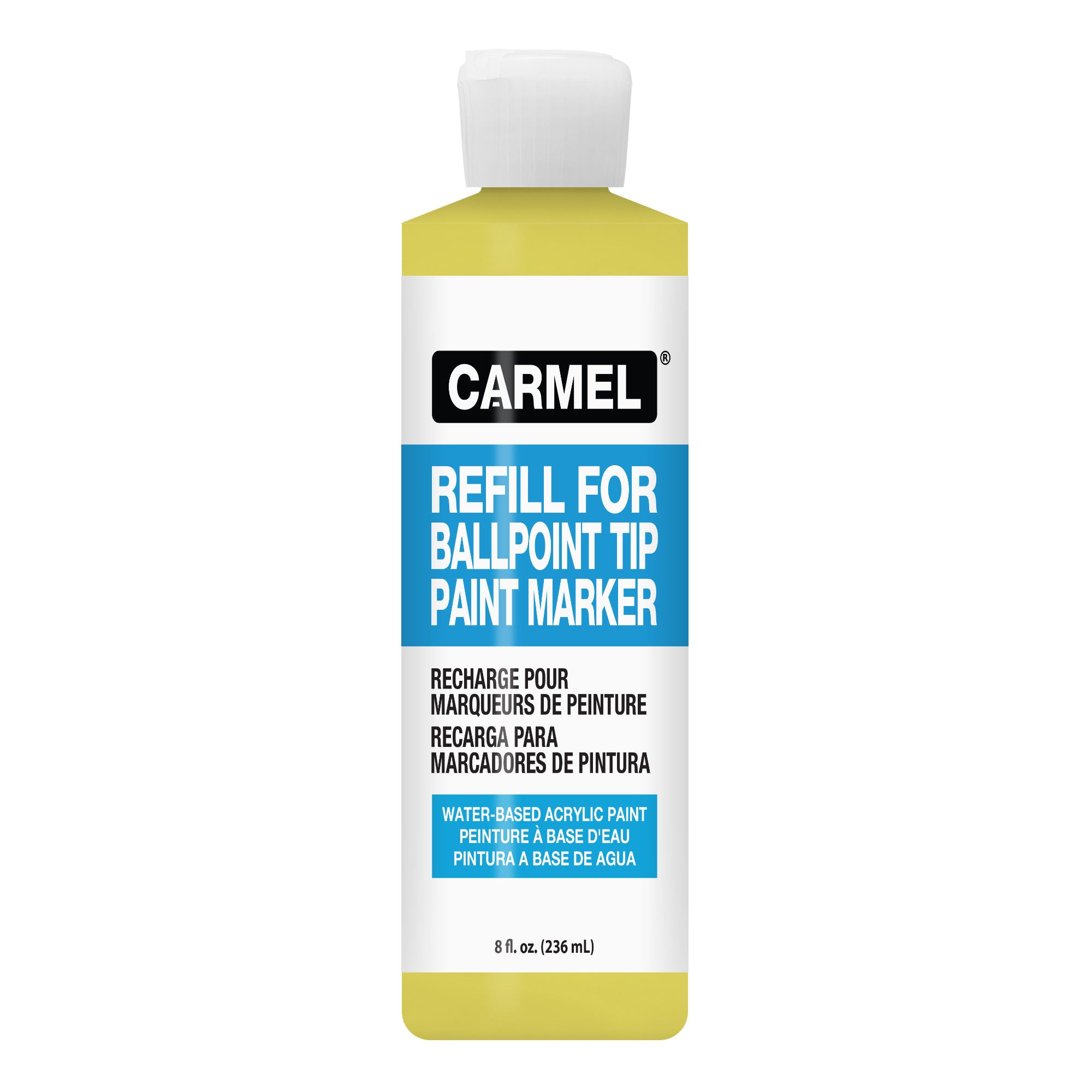 Recharge de peinture pour marqueur à bille - À base de solvant et à base d'eau
