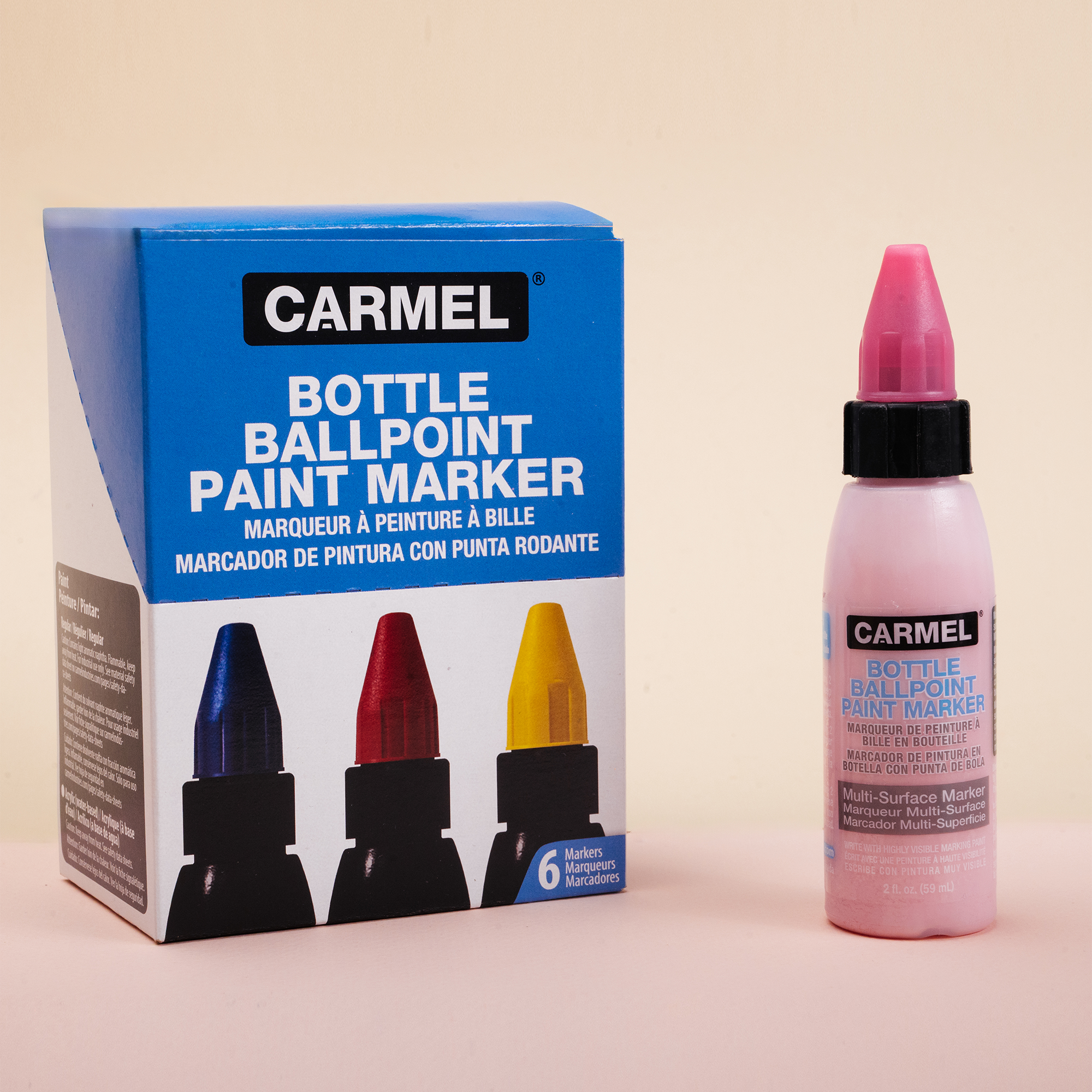 Marqueur de peinture à bille en bouteille